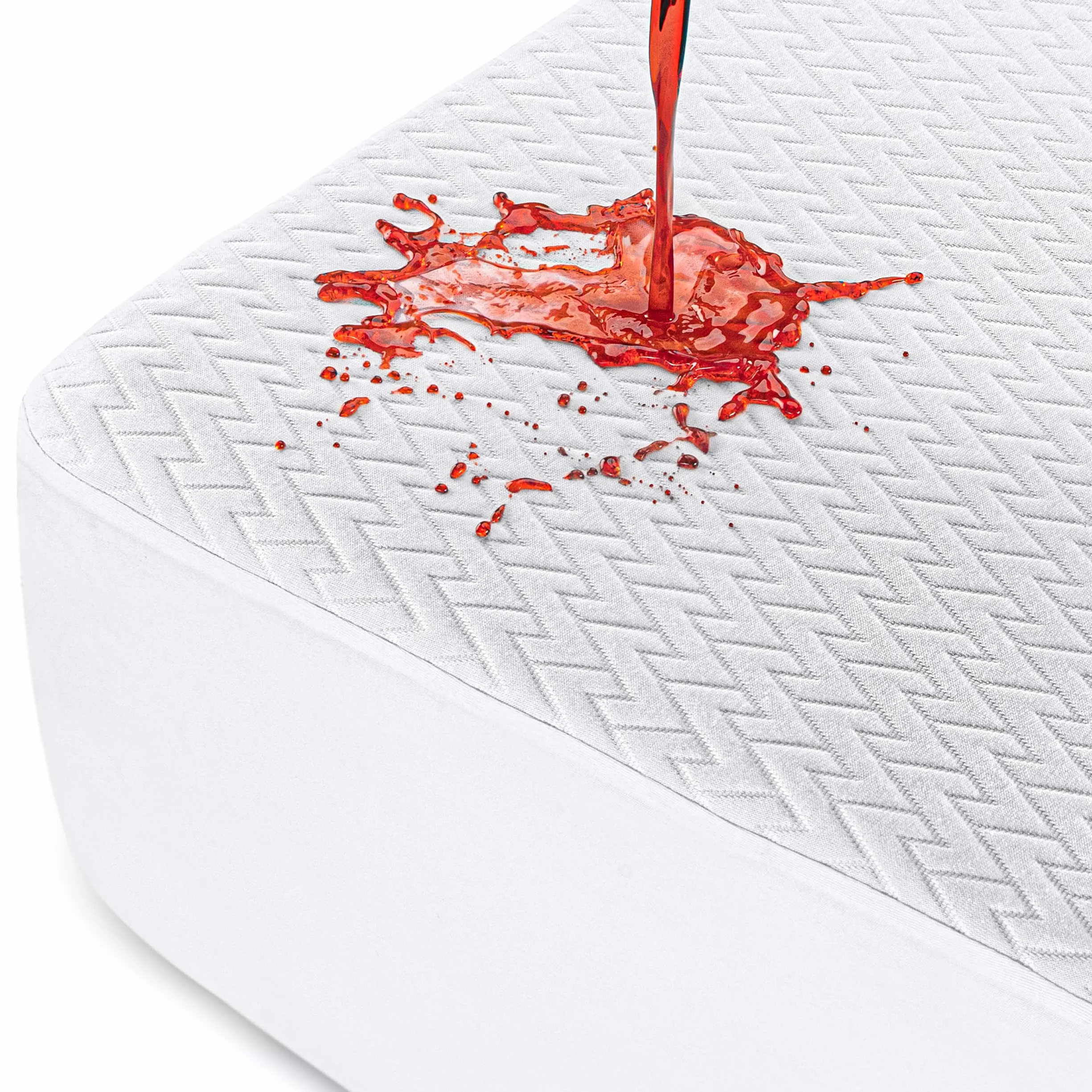 Utopia Bedding Wodoodporny Ochraniacz na Materac (90 x 190 cm) z Tkaniny 3D Air Soft Premium, Miękki i Oddychający, Pasuje na Materace do 30 cm Wysokości, Styl z Elastycznymi Rogami