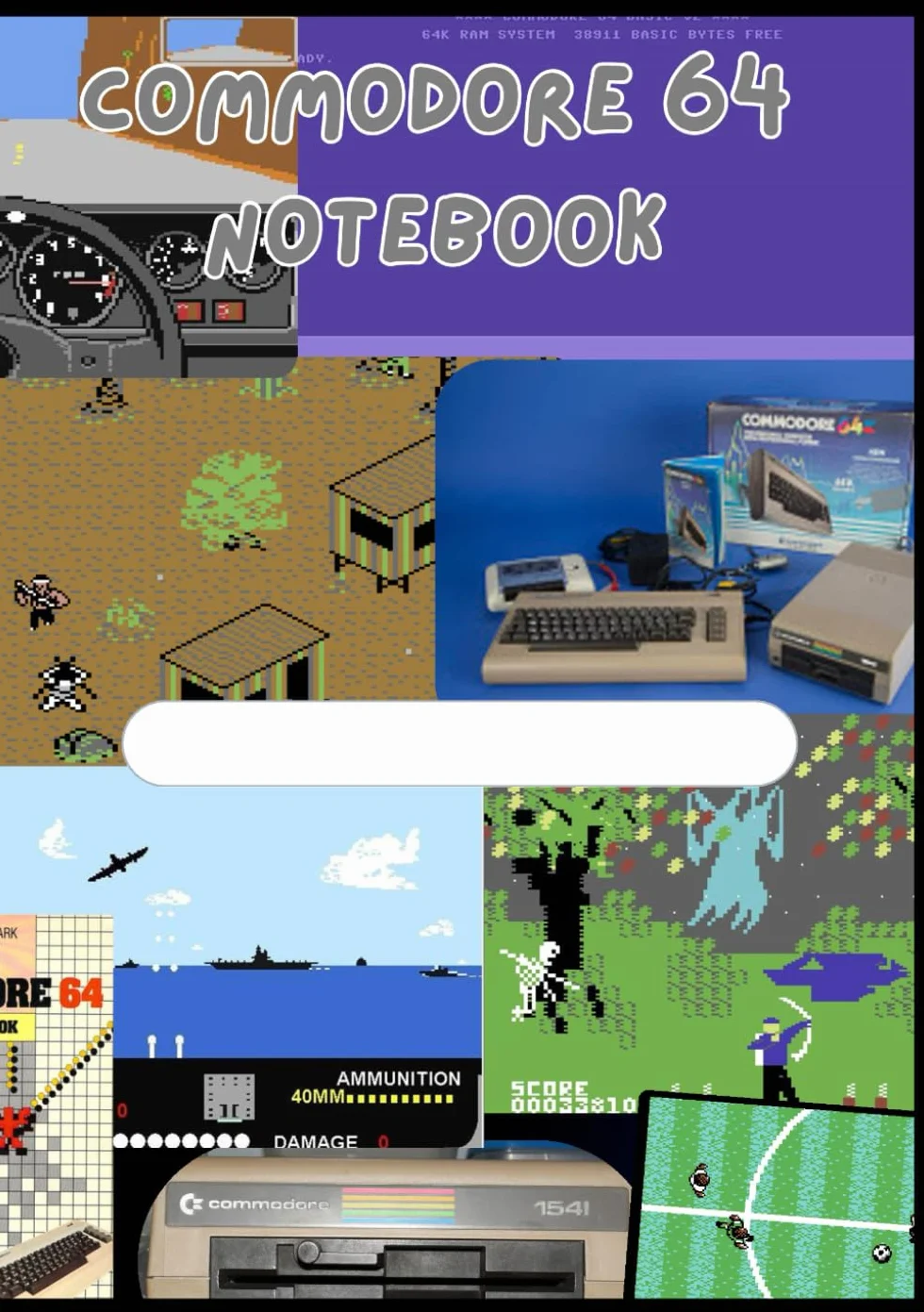 Just: Commodore 64 tribute Lined Notebook (A5) (50 sheets)