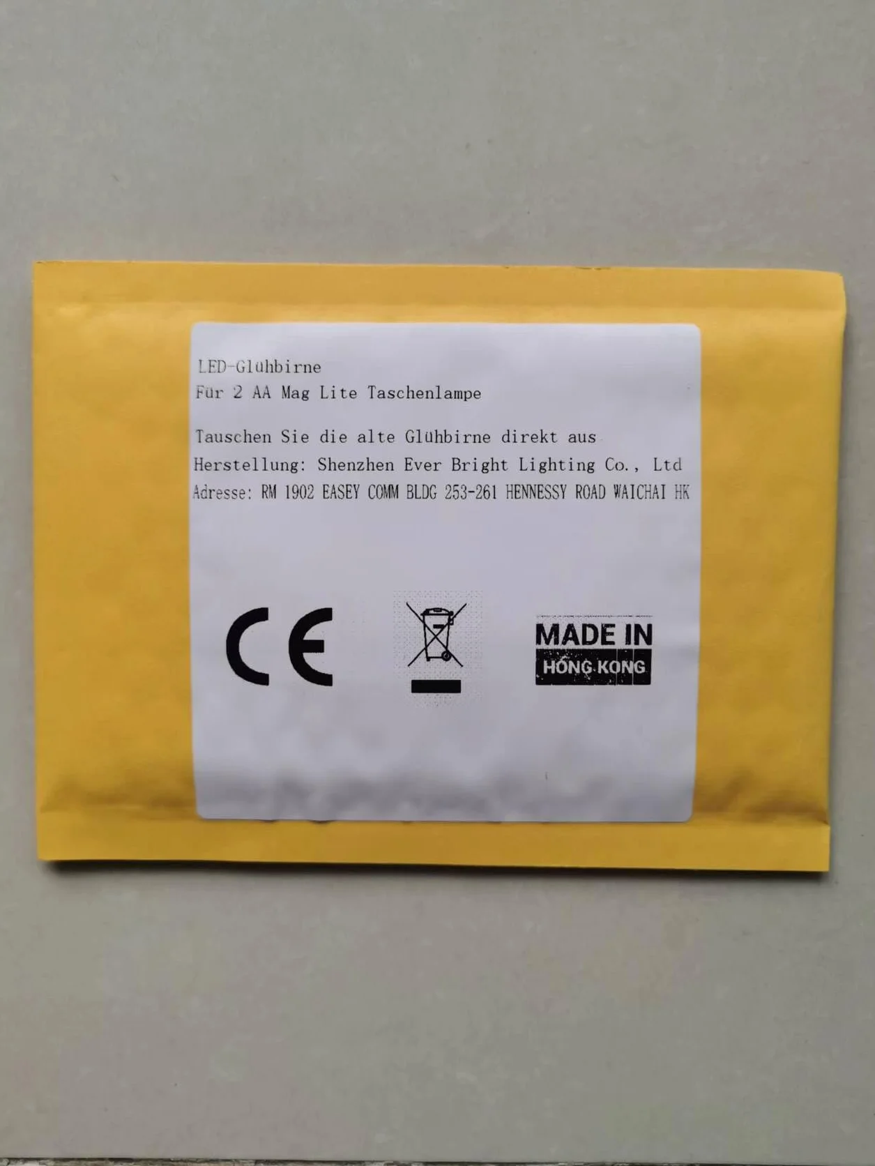 Mini Mag Lite 2 AA ogniwo 1 watowa żarówka LED do konwersji