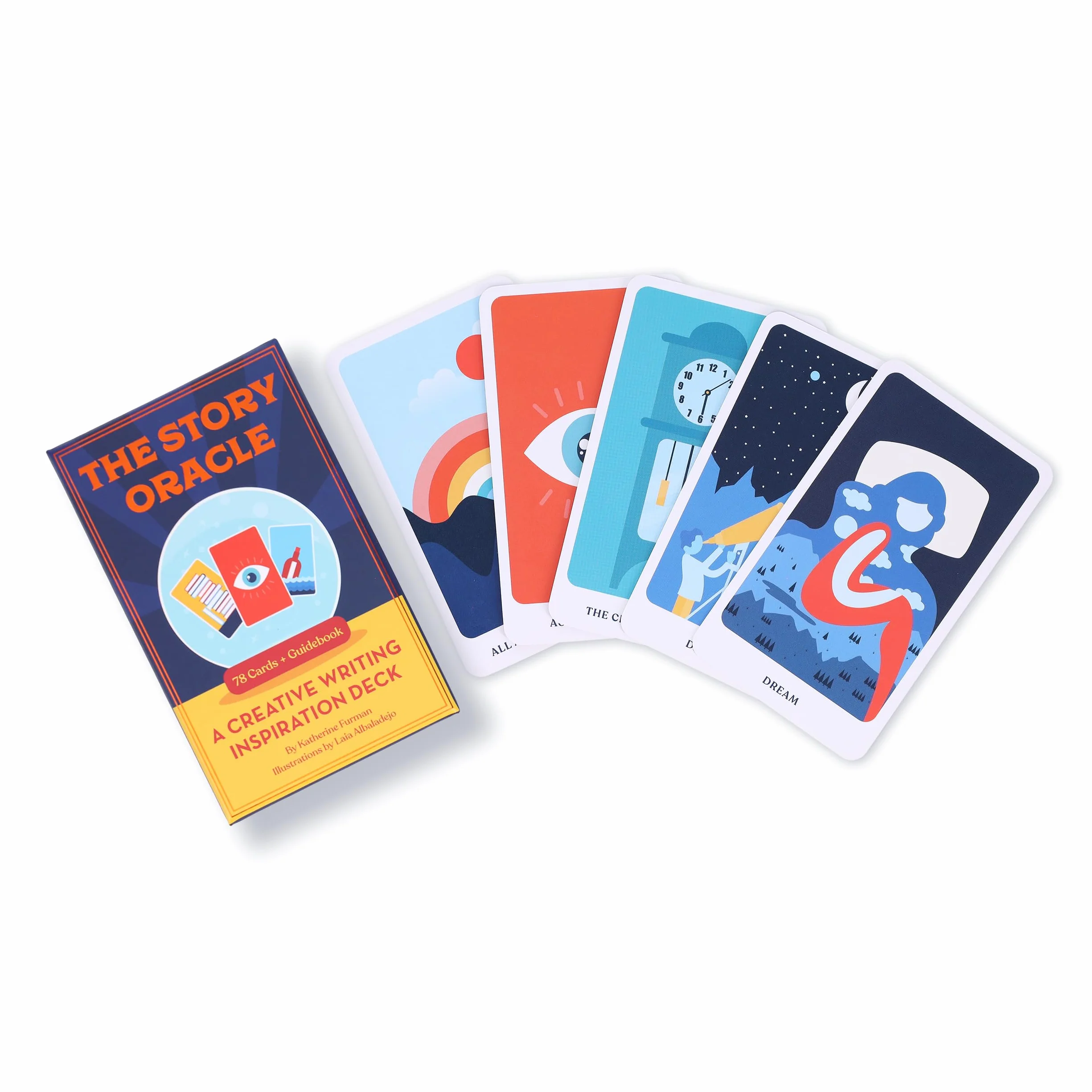The Story Oracle: A Creative Writing Inspiration Deck - 78 Cards and Guidebook