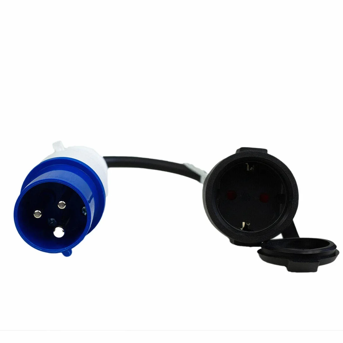 CEE Adapter 230 V/16 A adapter prądu CEE wtyczka na gniazdo Schuko IP44
