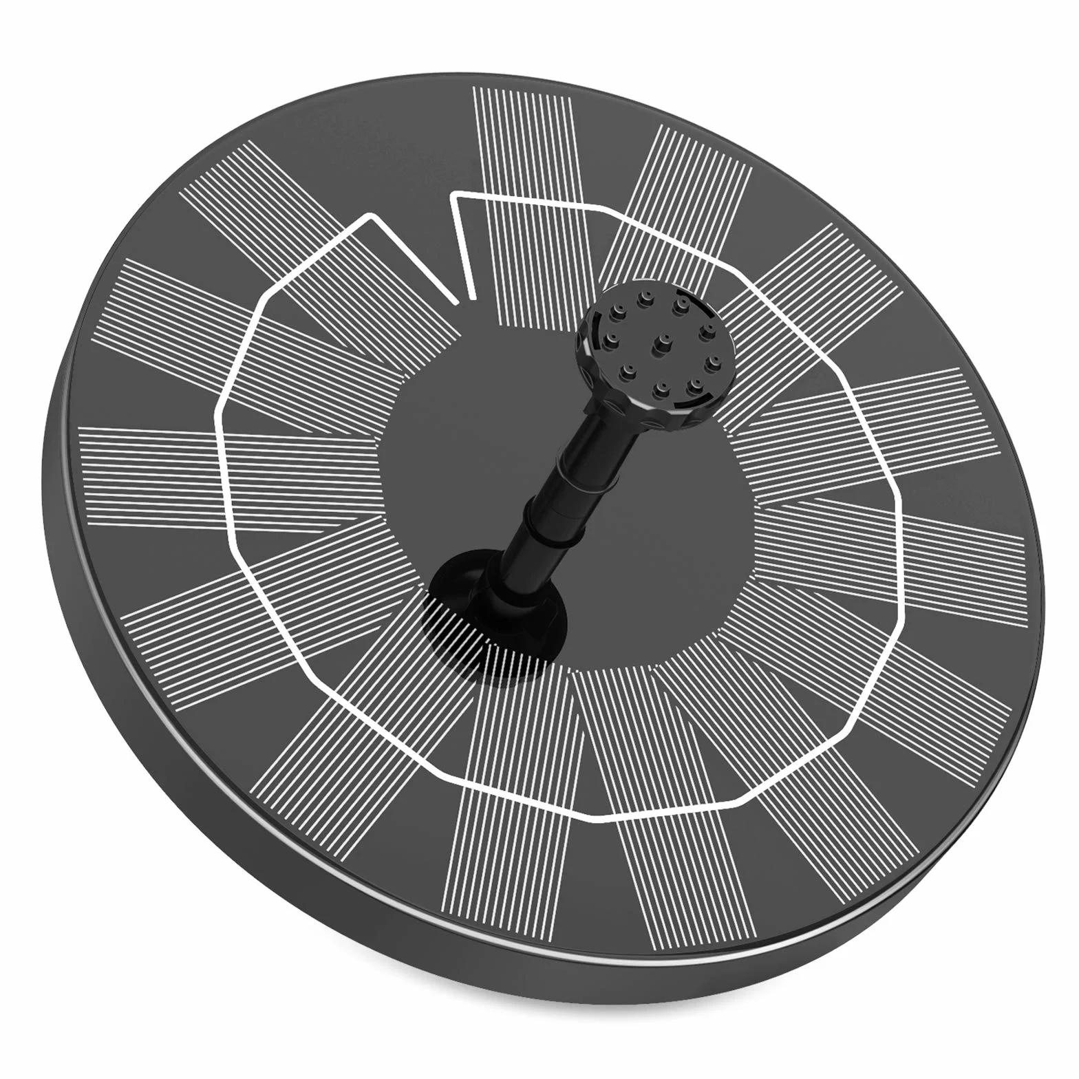 AISITIN solarna fontanna 3,5 W, 2021, pompa do stawu z 6 efektami, solarna pompa wodna, pływająca fontanna, pompa do stawu ogrodowego lub zbiorników na ryby
