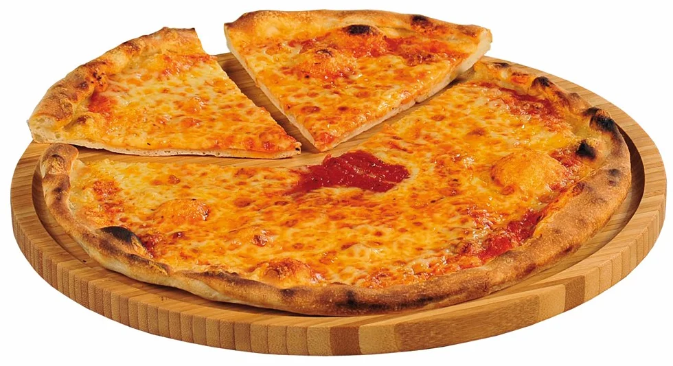 KESPER Talerz do pizzy 32 cm bambus FSC podstawa drewniana