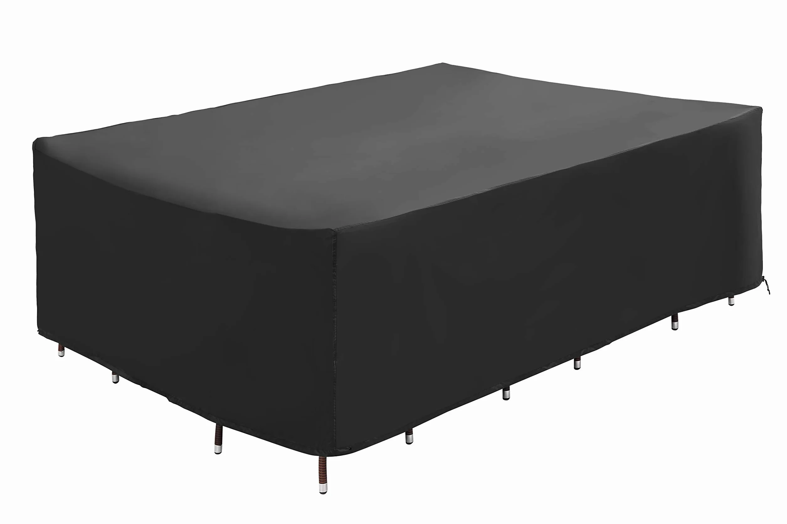 B.PRIME – pokrowiec na stoły i meble ogrodowe – 300 x 250 x 90 cm – wodoodporny, przepuszczający powietrze i stabilny wobec UV – powłoka ochronna premium z materiału poliestrowego Oxford 210D