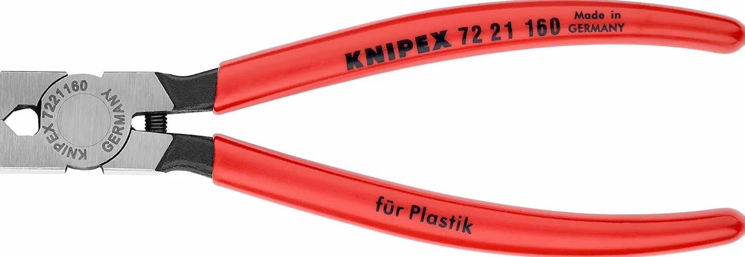 KNIPEX Szczypce tnące boczne do tworzywa sztucznego z tworzywa sztucznego, powlekane 160 mm, 72 21 160