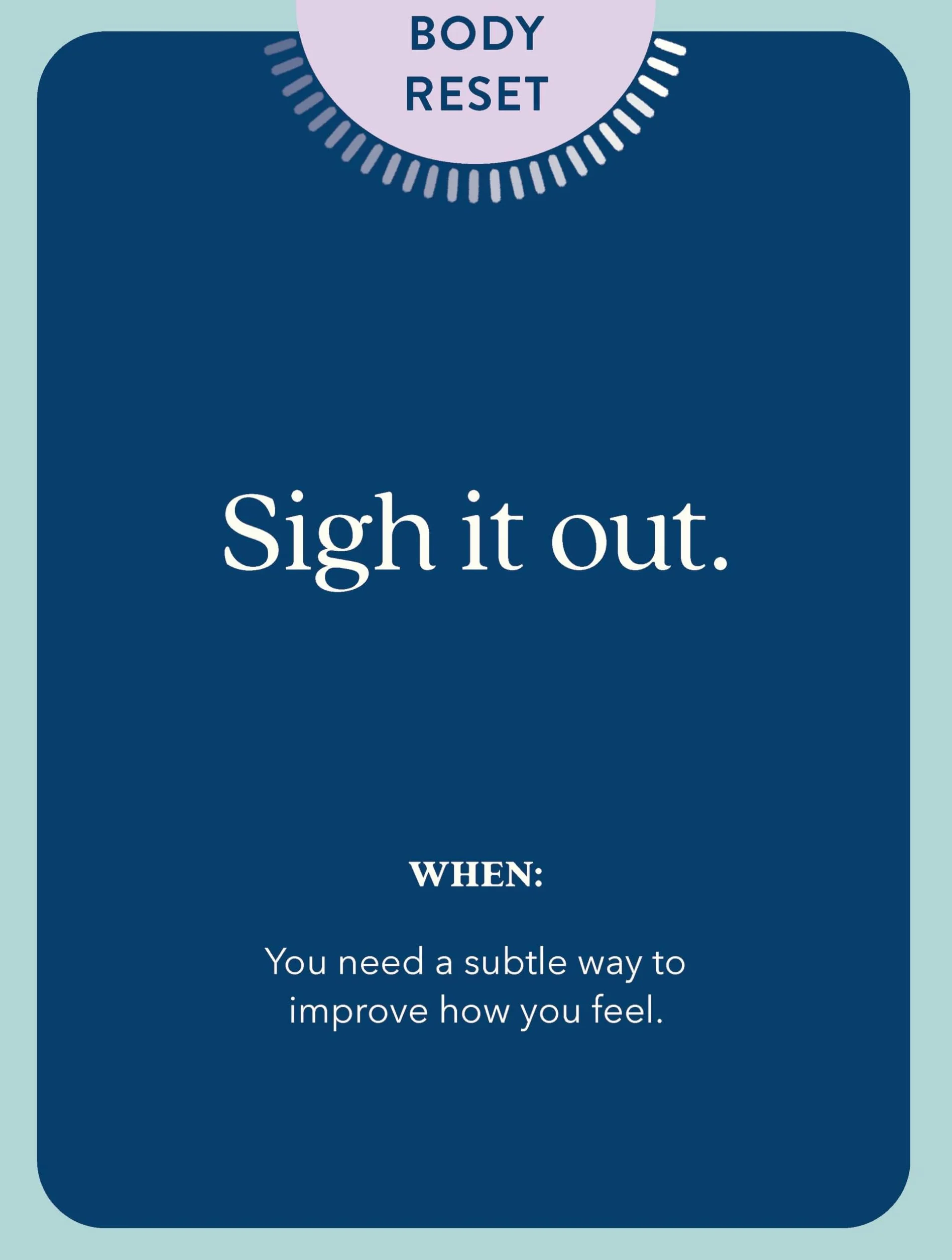 The Stress Resets Deck: 50 Cards to Help You Feel Better in Minutes