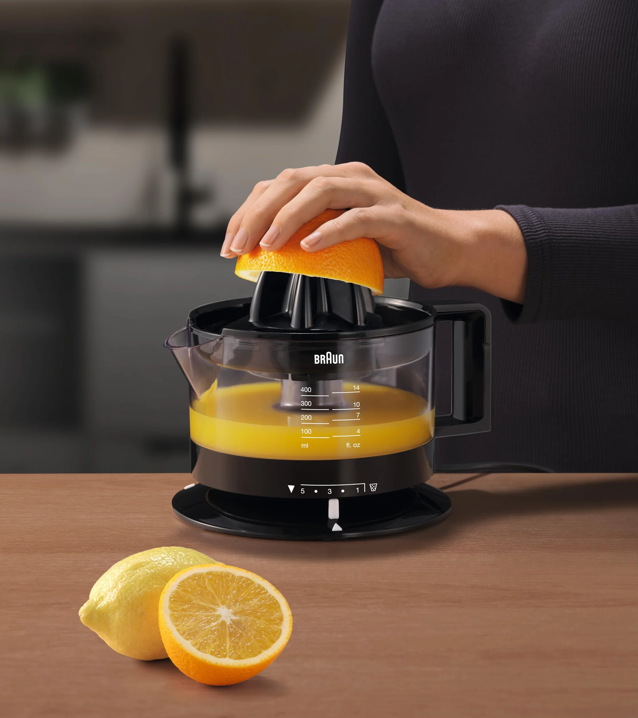 Wyciskarka do cytrusów Braun CJ3000 BK z miską
