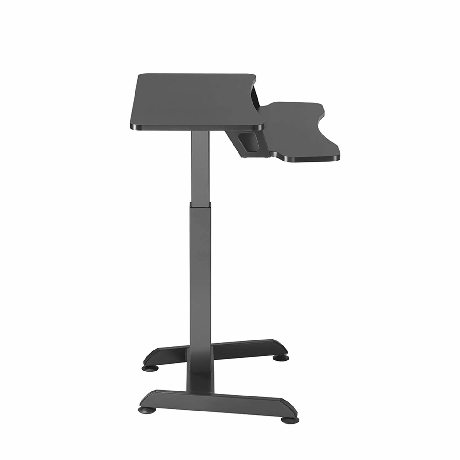 Maclean MC-835 biurko komputerowe z elektryczną regulacją wysokości, stół roboczy do 37 kg, pozycja stojąca i siedząca, 72-122 cm, regulacja wysokości