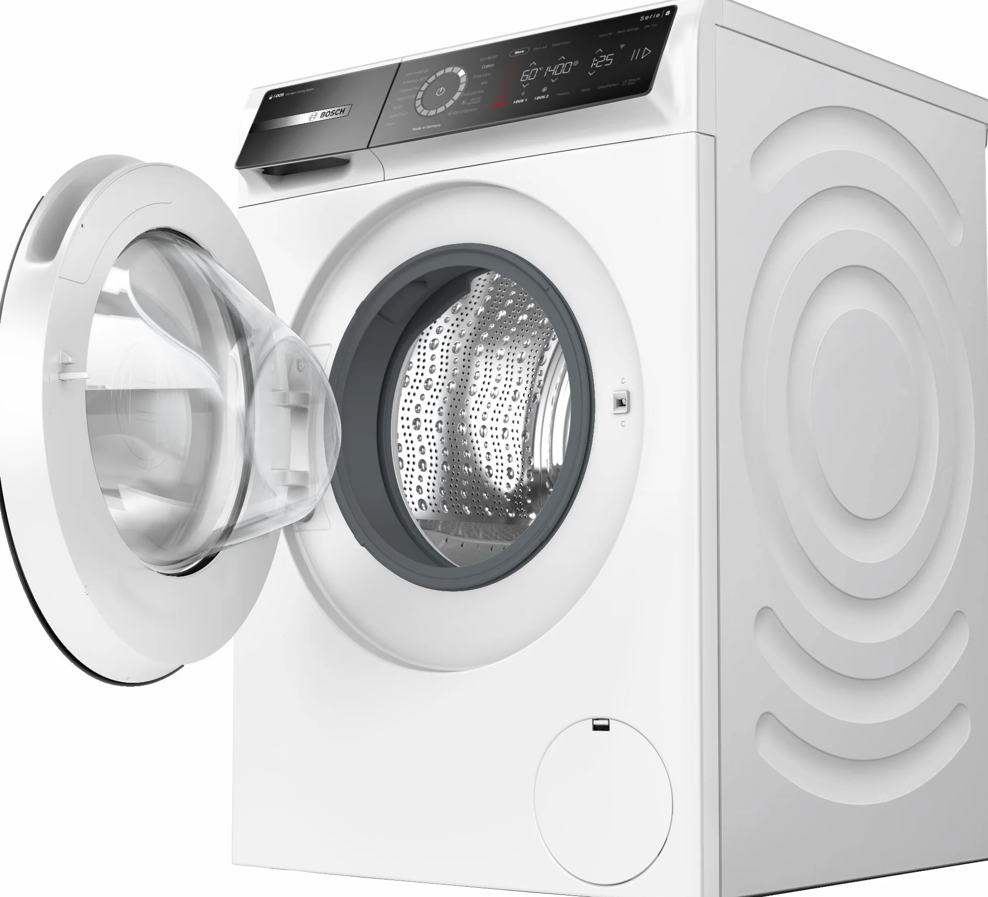 Bosch Seria 8 pralka inteligentna 9 kg 1400 obr./min Active Water Plus Iron Assist Mini Load