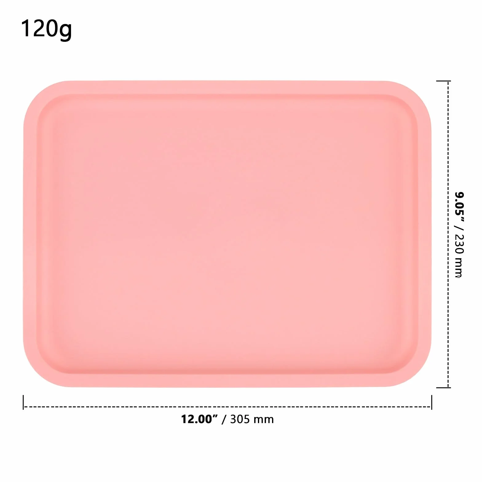 ZOENHOU plastikowe tace PP 30,5x23x2 cm 10 sztuk 5 kolorów