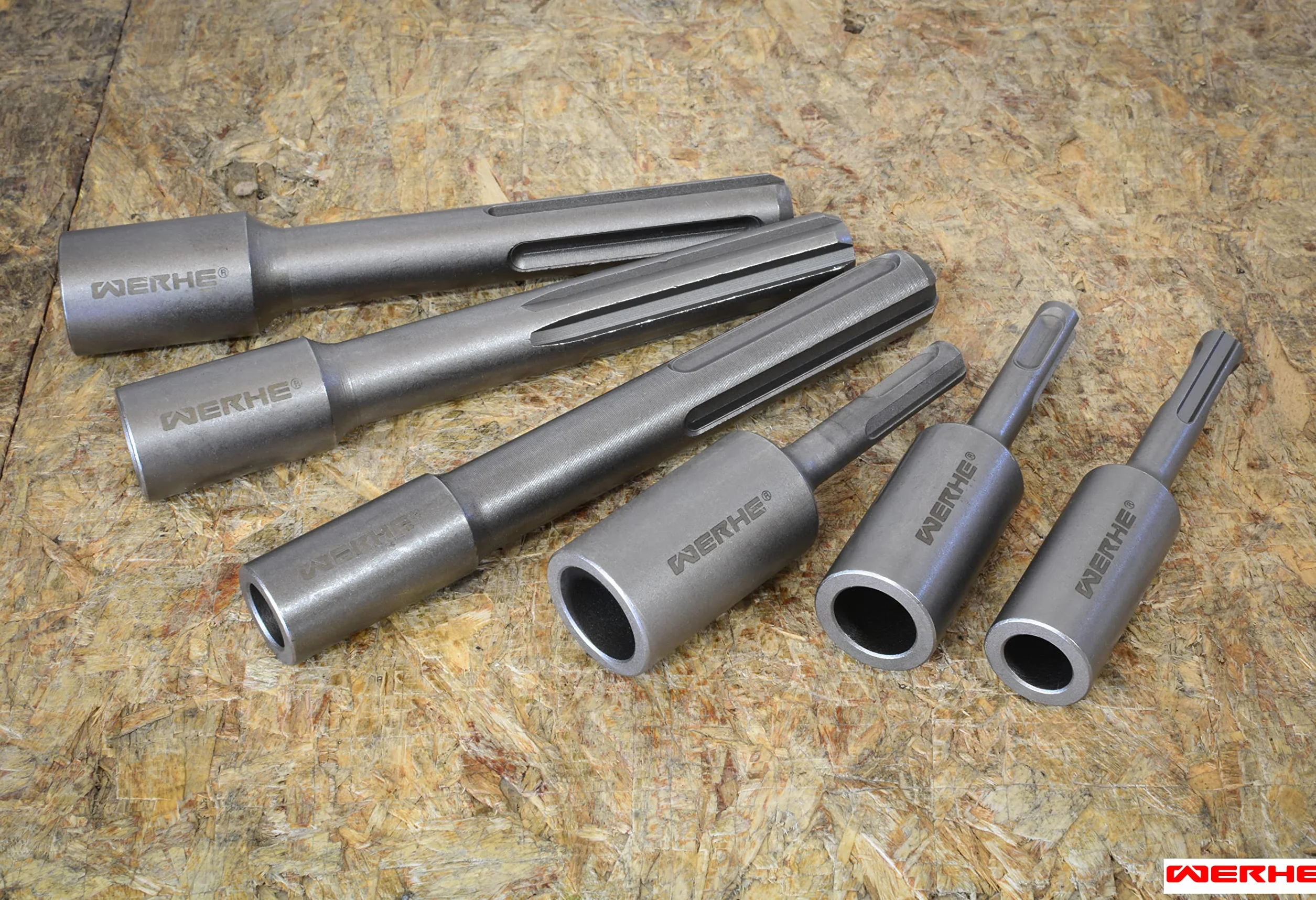 WERHE ® Wbijak do kotew gruntowych SDS-Max 13,5 x 35 x 260 mm – Wytrzymała stal do prętów uziomowych i kołków uziemiających – Kompatybilny z młotami udarowo-obrotowymi – Profesjonalna jakość