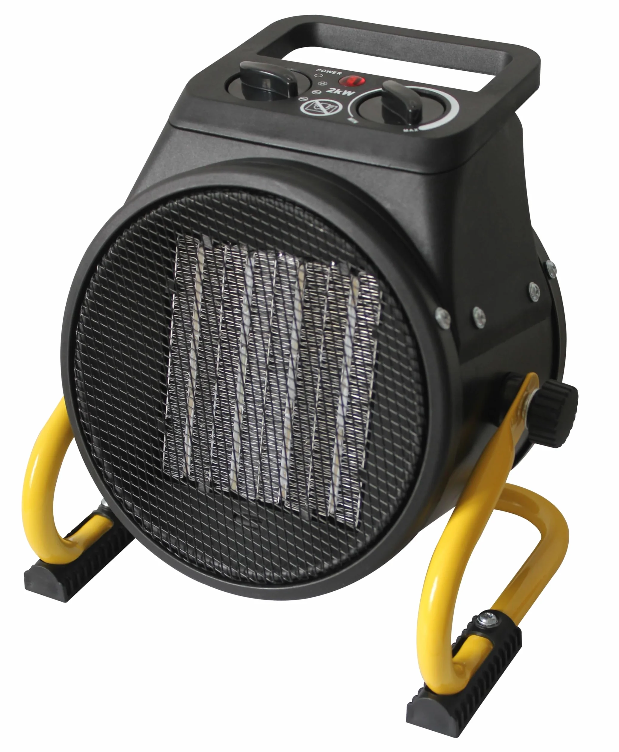 Lehmann LTOHE-2016 energooszczędne ogrzewanie warsztatowe, 2000 W, termowentylator z 2 stopniami ogrzewania i wentylatorem, grzejnik budowlany na plac budowy, warsztat, dom, mieszkanie, garaż