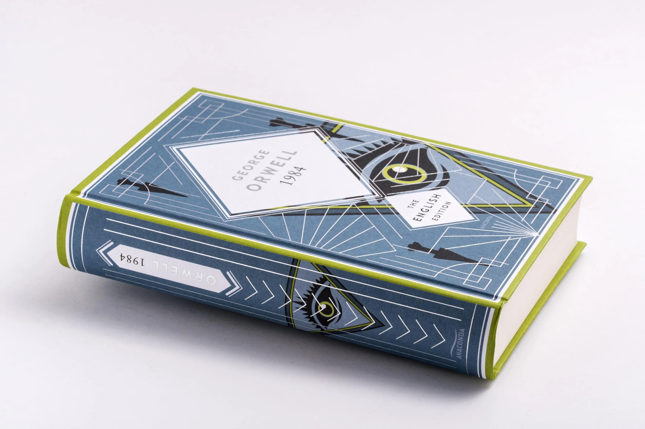 Orwell - 1984 / Nineteen Eighty-Four. English Edition: A special edition hardcover embossed with silver foil: 3