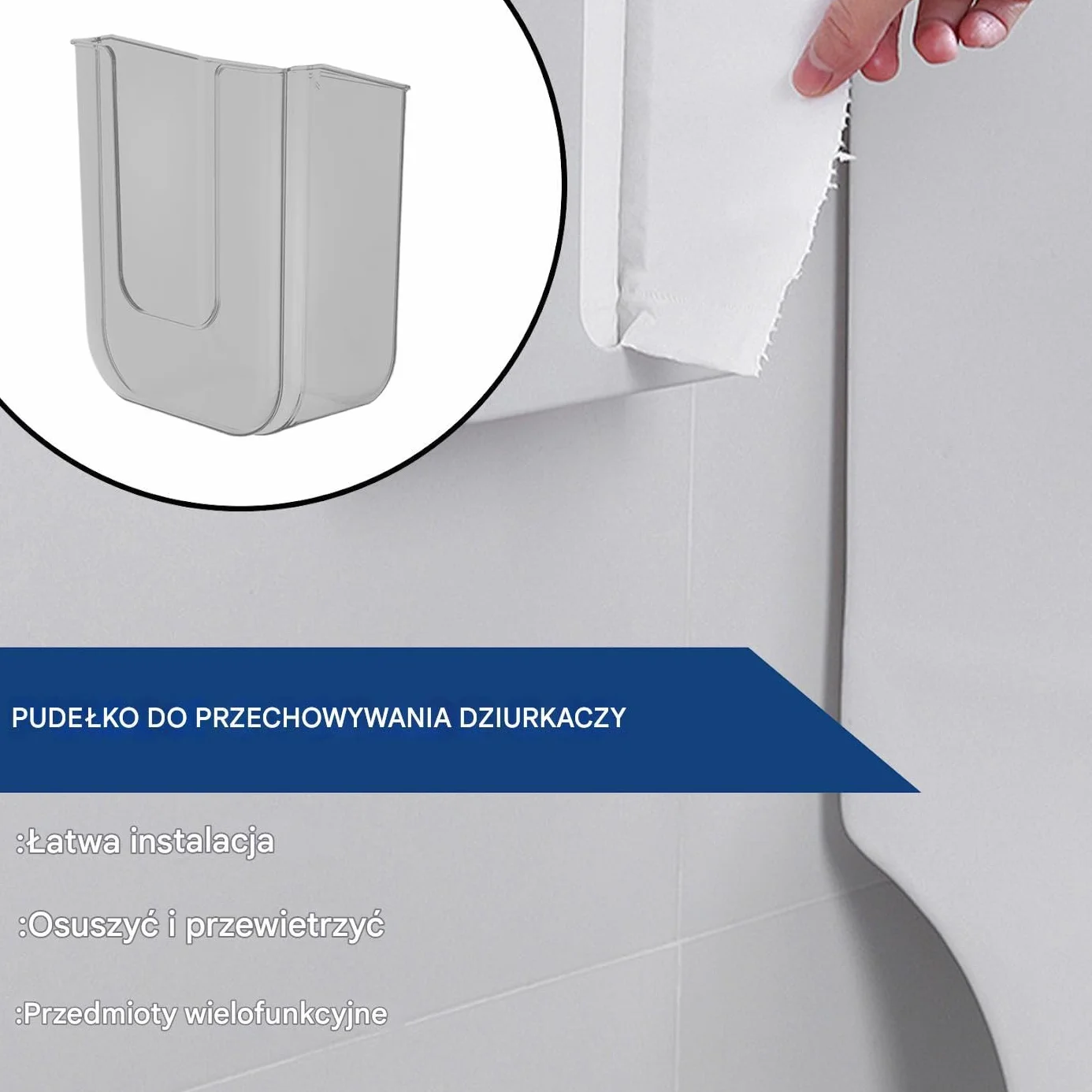 Pudełko Do Przechowywania, Pojemnik Na Tkanki Do Ściany, Dozownik Mokrego Chusteczki Do Napełniania, Łatwa Instalacja, Wygodna Organizacja, Materiał Dla Zwierząt, 15 Cm, Do Łazienki Kuchennej Sypialni