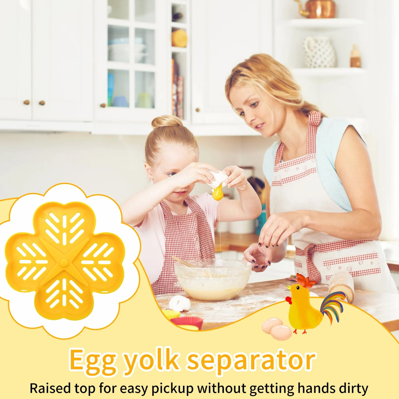 Separator do jajek do oddzielania żółtek