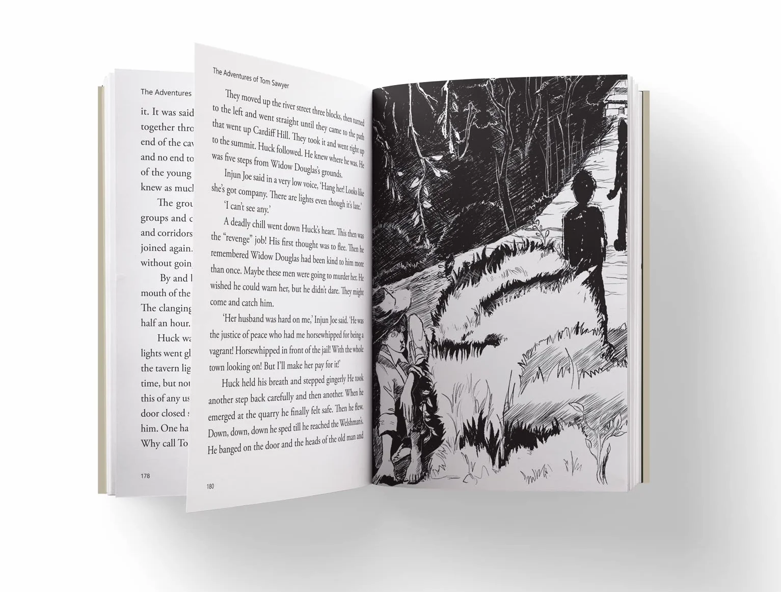 The Adventures of Tom Sawyer: llustrated Abridged Children Classic English Novel with Review Questions (Hardback