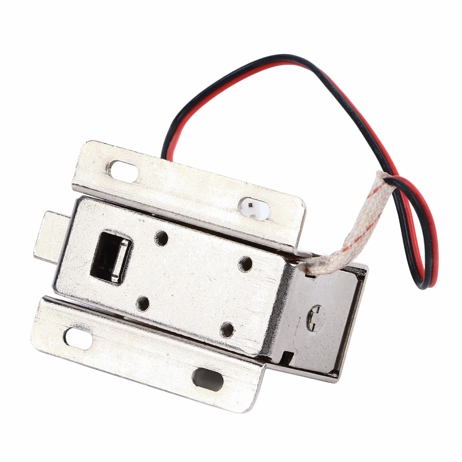 lyrlody Zamek Elektromagnetyczny, Wodoodporny Zamek do Szafek ze Sterowaniem Elektronicznym, do Systemów Kontroli Dostępu Drewnianych Drzwi Szafek i Szuflad (24V)