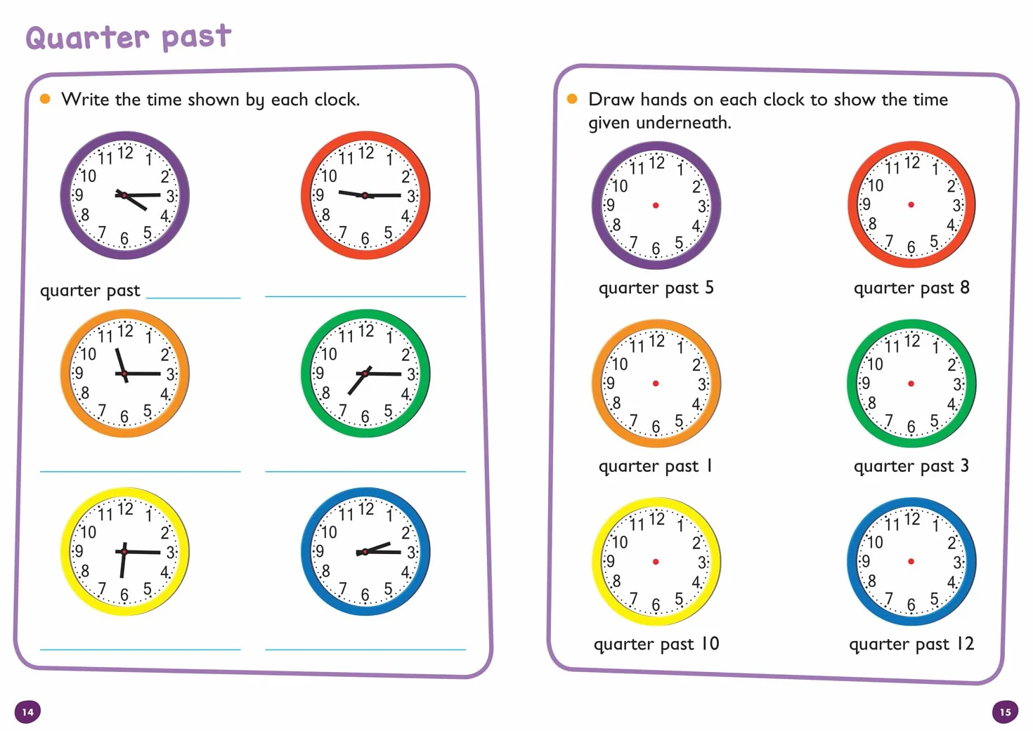 Telling the Time Wipe Clean Activity Book: Ideal for home learning