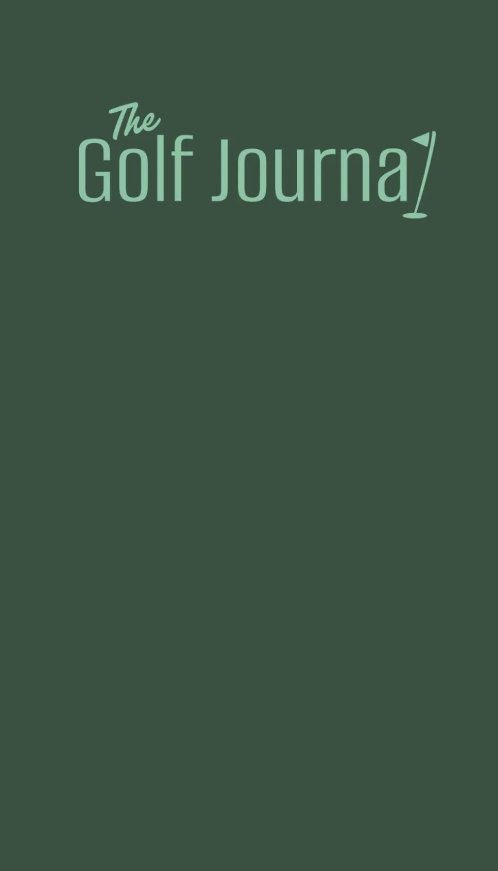 The Golf Journal: Scorecards and Practice Tracker | Compact 4 x 7 Notebook for Golfers