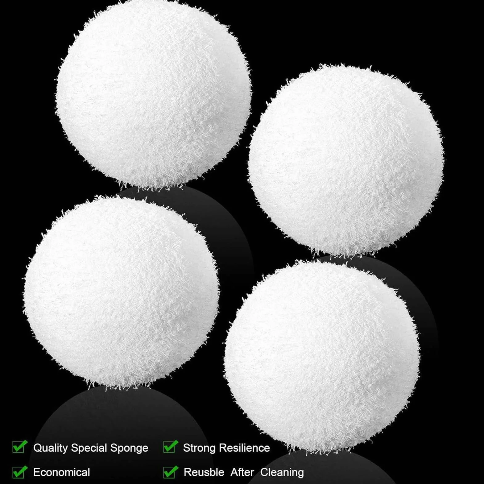 Hot Tub Sponge Scum Absorber - Cold Plunge Filter Balls - Wielokrotnego użytku do kąpieli do lodów Filter Oil Scum Balls, 2 x akcesoria do kąpieli lodowej i zimnych
