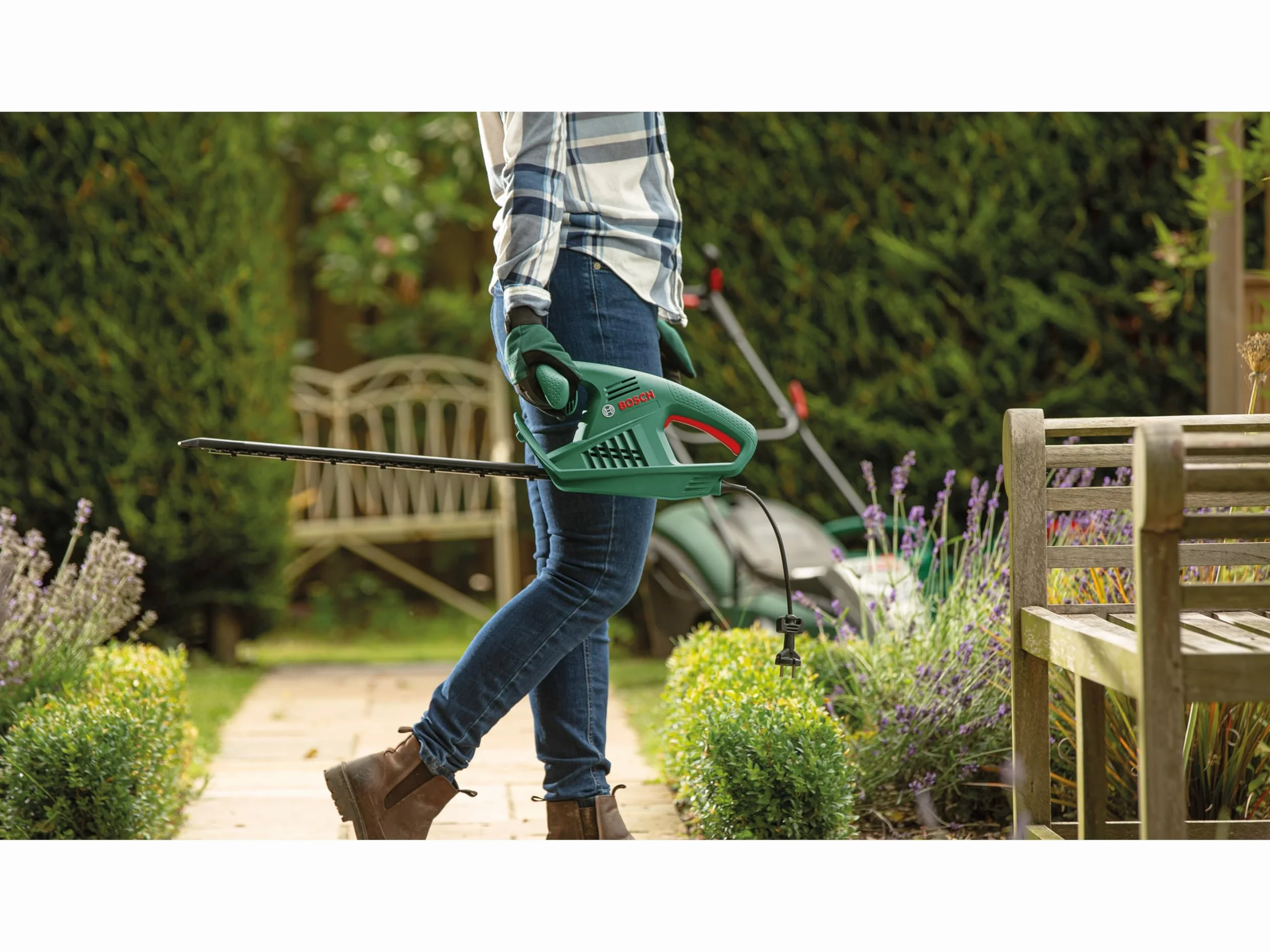 Bosch Easyhedgecut Nożyce do Żywopłotu, Zielony, 55 cm