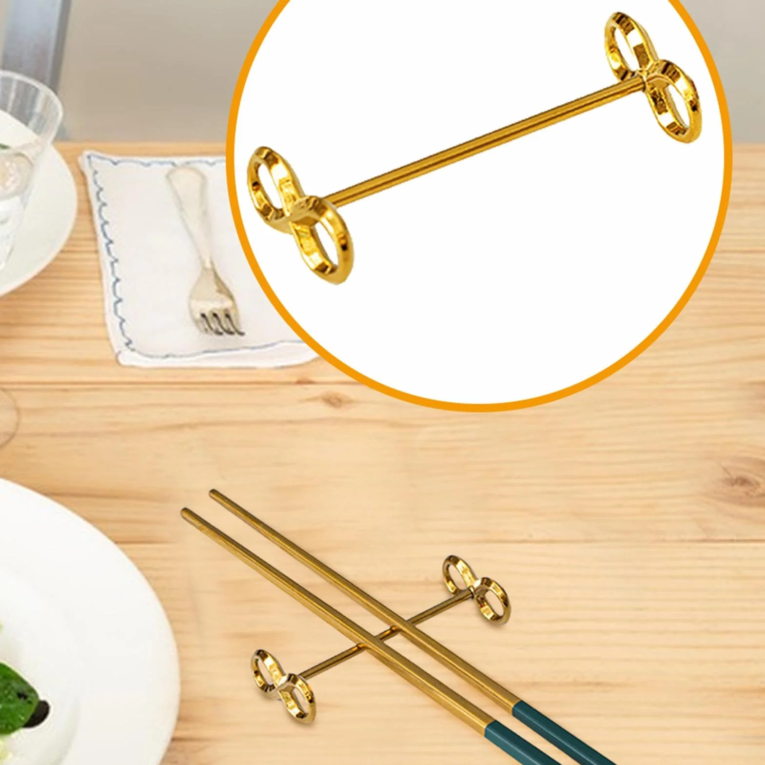 Stainless Steel Spoon Fork Stand Chopsticks Rest Cutlery Holder Rack