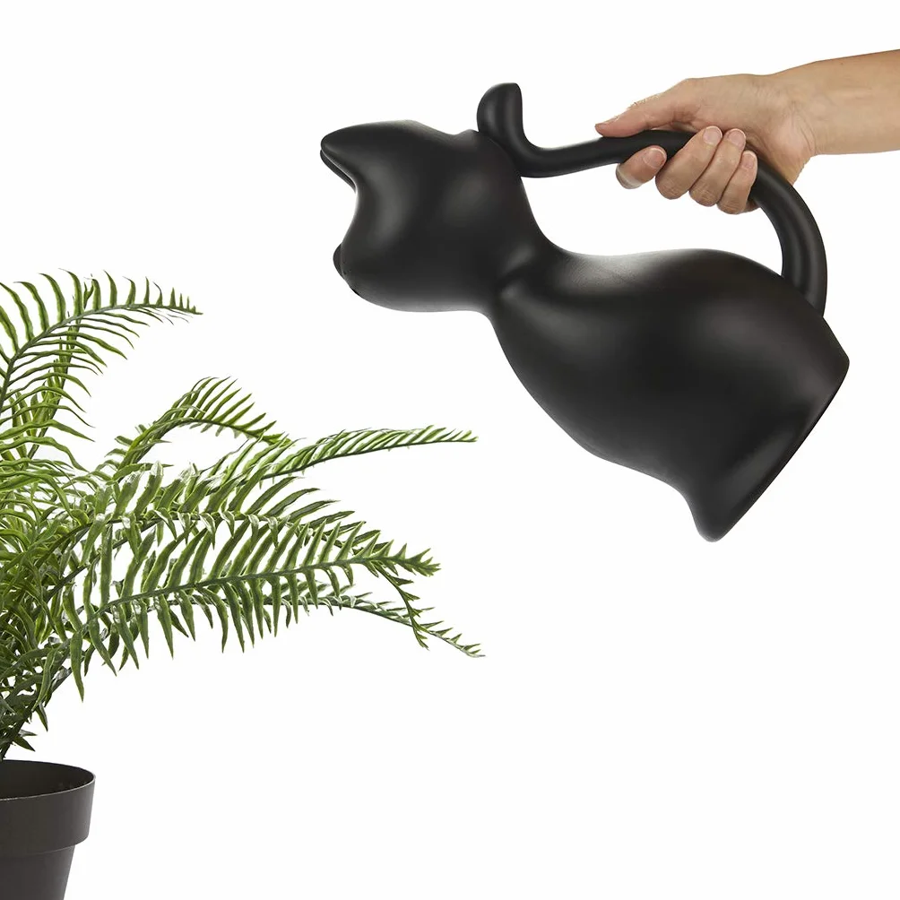 Balvi Konewka Meow Kolor Czarny W Kształcie Kota Pojemność: 2L Plastik 30 cm