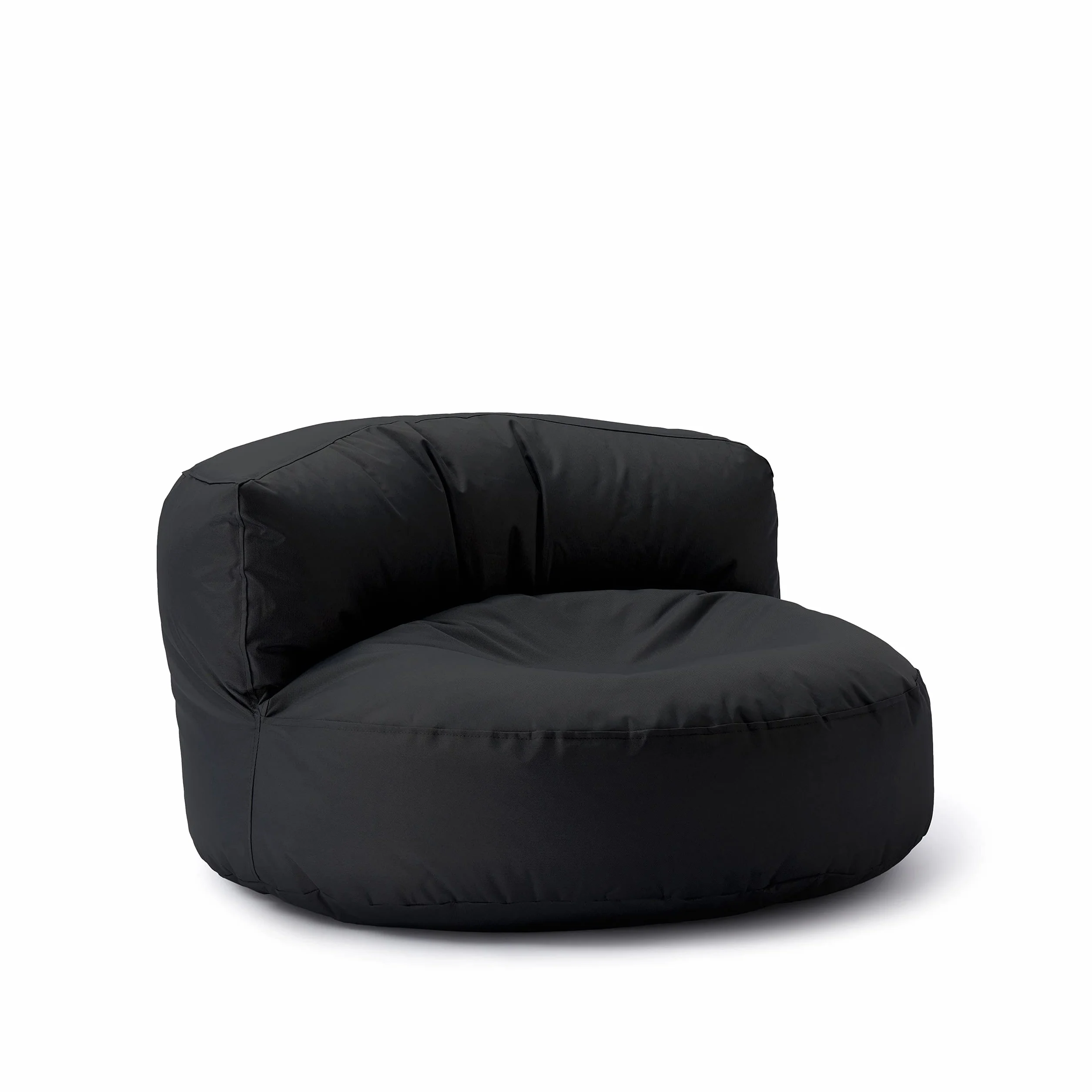 Lumaland Worek do siedzenia Lounge | worek do siedzenia 90 x 50 cm, z oparciem, do użytku wewnątrz i na zewnątrz, odporny na działanie wody i wytrzymały, z dopasowującym się wypełnieniem EPS, poszewka