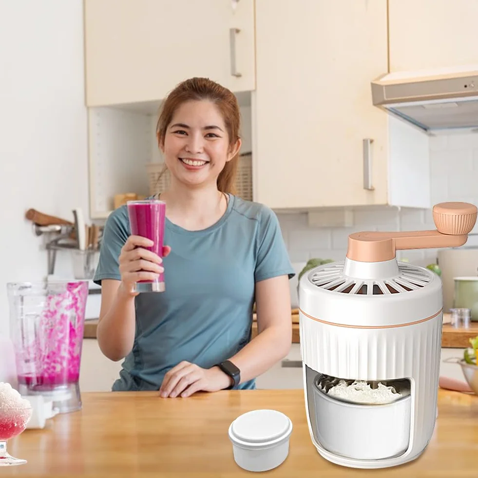 Ręczna rozdrabniarka do lodu do koktajli smoothie