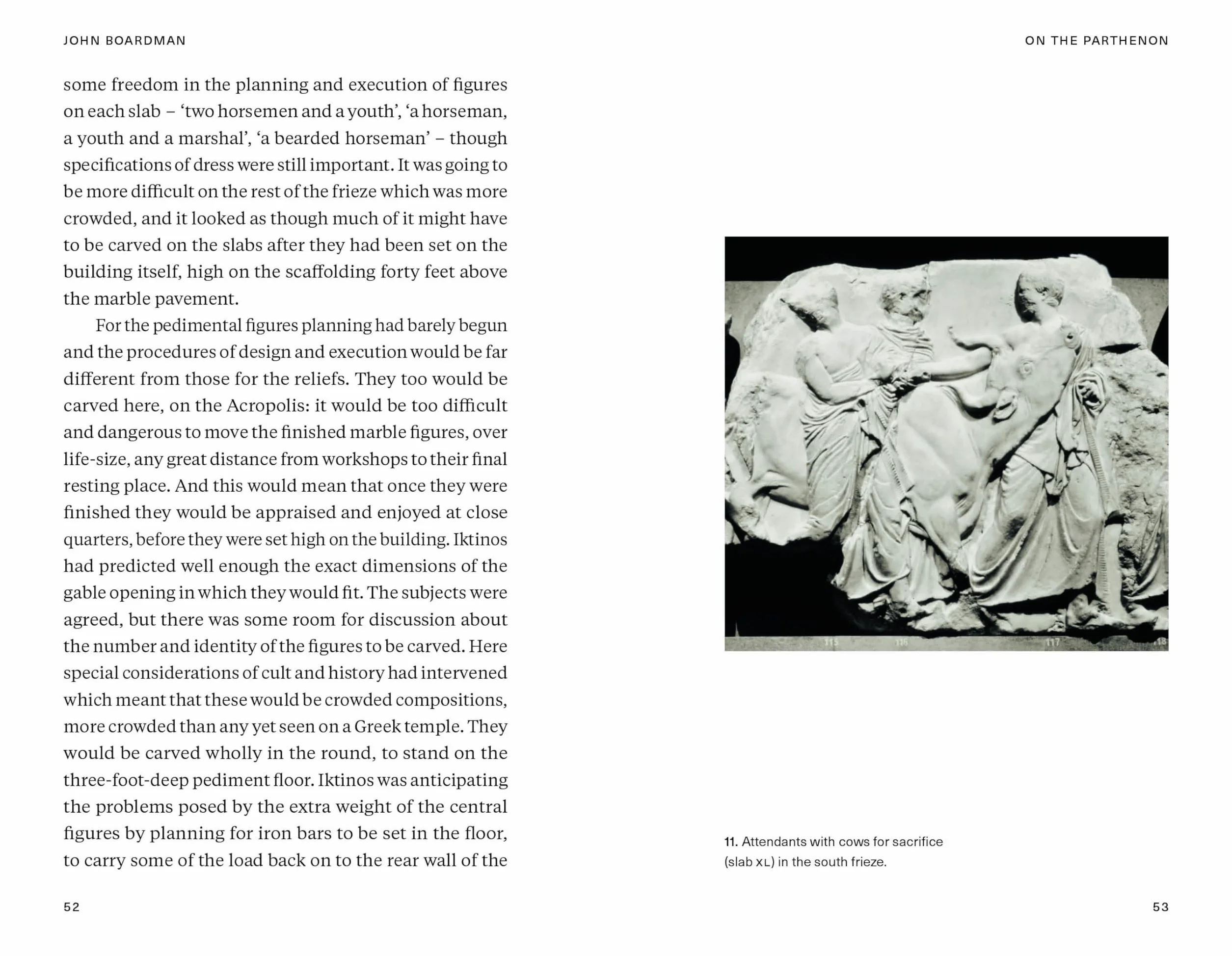 John Boardman on the Parthenon /anglais: 2