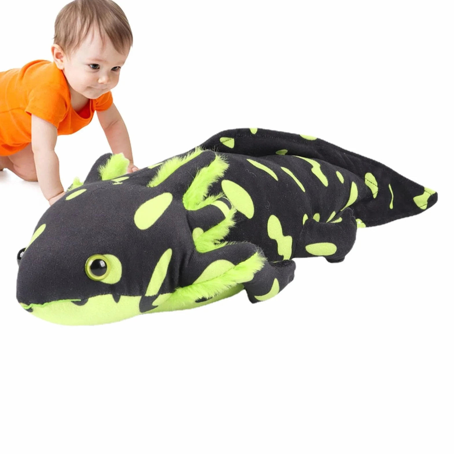 Aksolotl Pluszowy,Mi?kkie Pluszowe ?liczne Pluszaki Axolotl | Puszyste pluszowe zabawki, sze?ciok?tna poduszka ze zwierz?ciem na dzie? dziecka, urodziny, prezent ?wi?teczny Baok