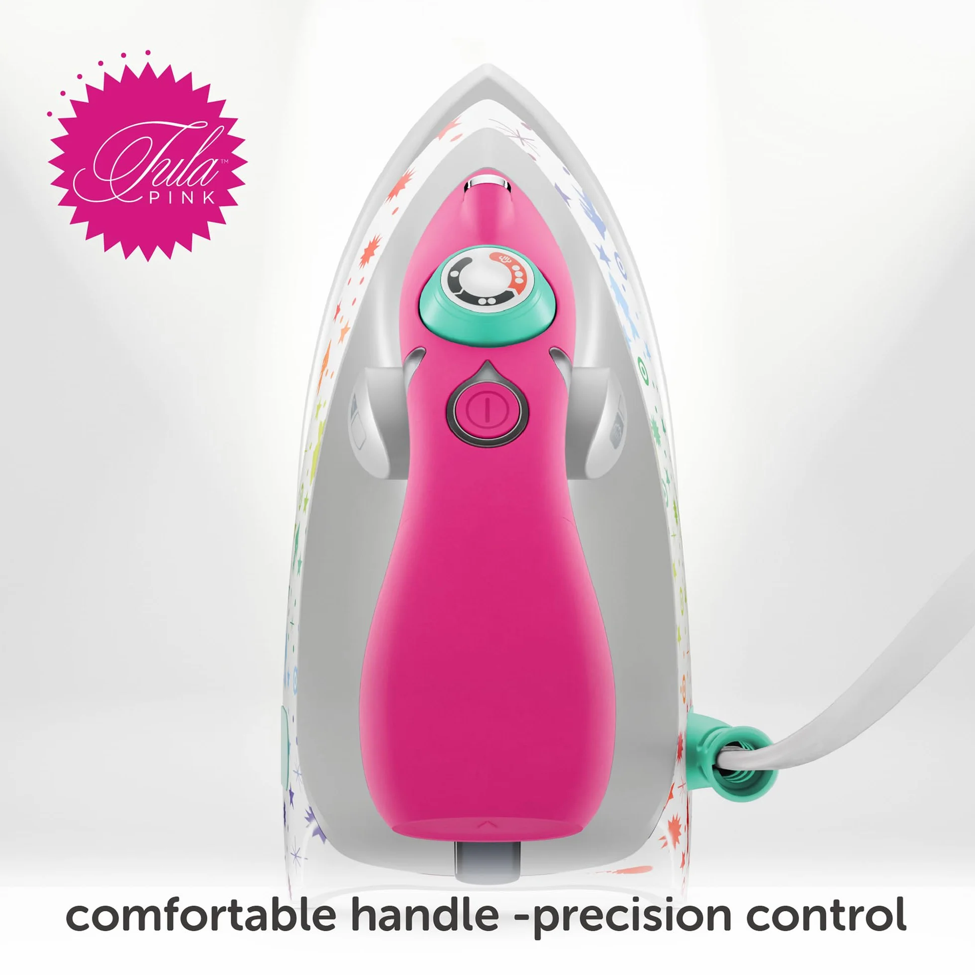 Projekt oliso M3Pro Textile Compact Fabric Żelazko parowe z podstawką na gorące żelazko Solemate, Tula Pink