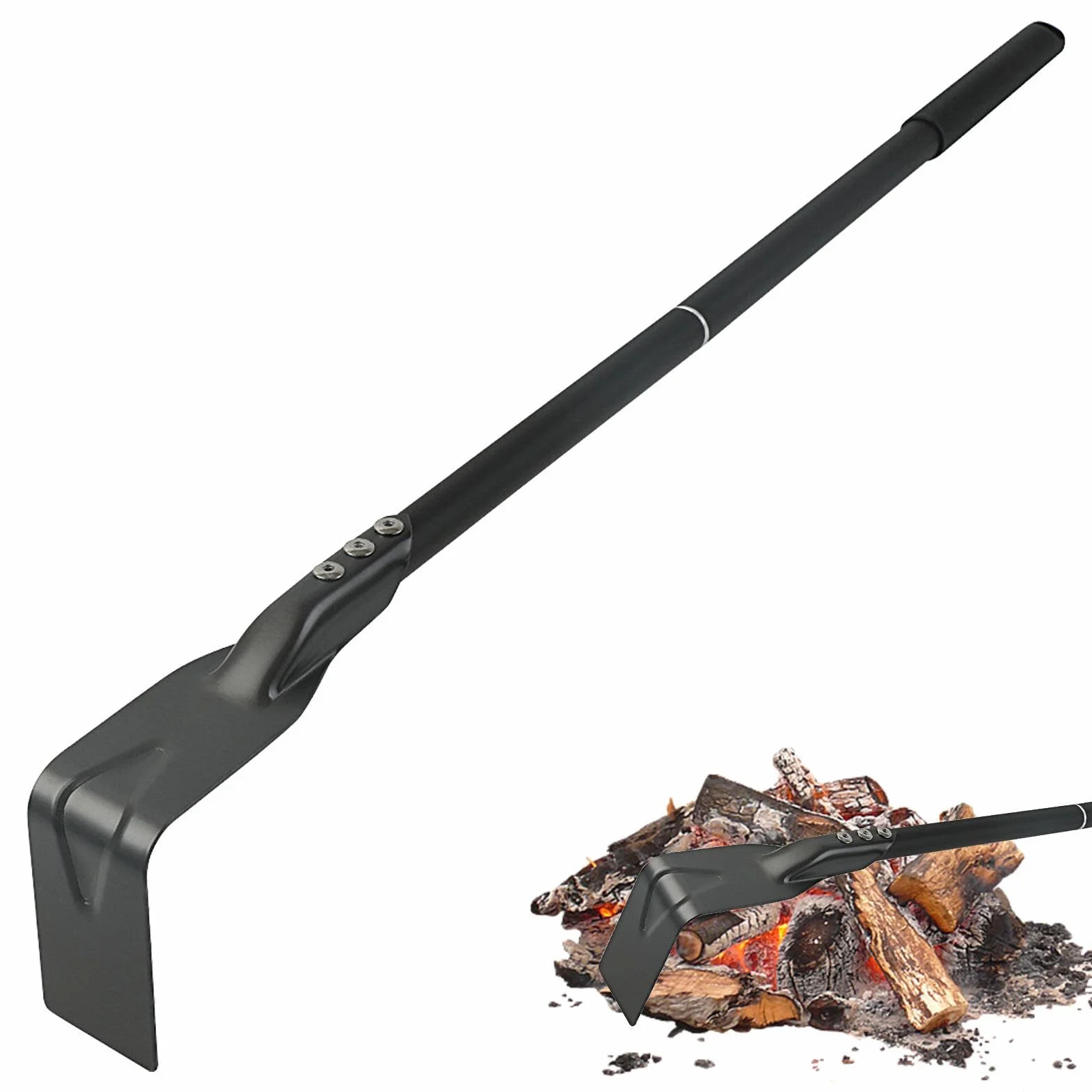 Motyka do grillowania popio?u | Czajnik w?giel drzewny Grill Piekarnik do pizzy Popió? | ?dzie popio?u grabienia w?gla drzewnego, grill w?giel drzewny Akcesoria pieca pizzy
