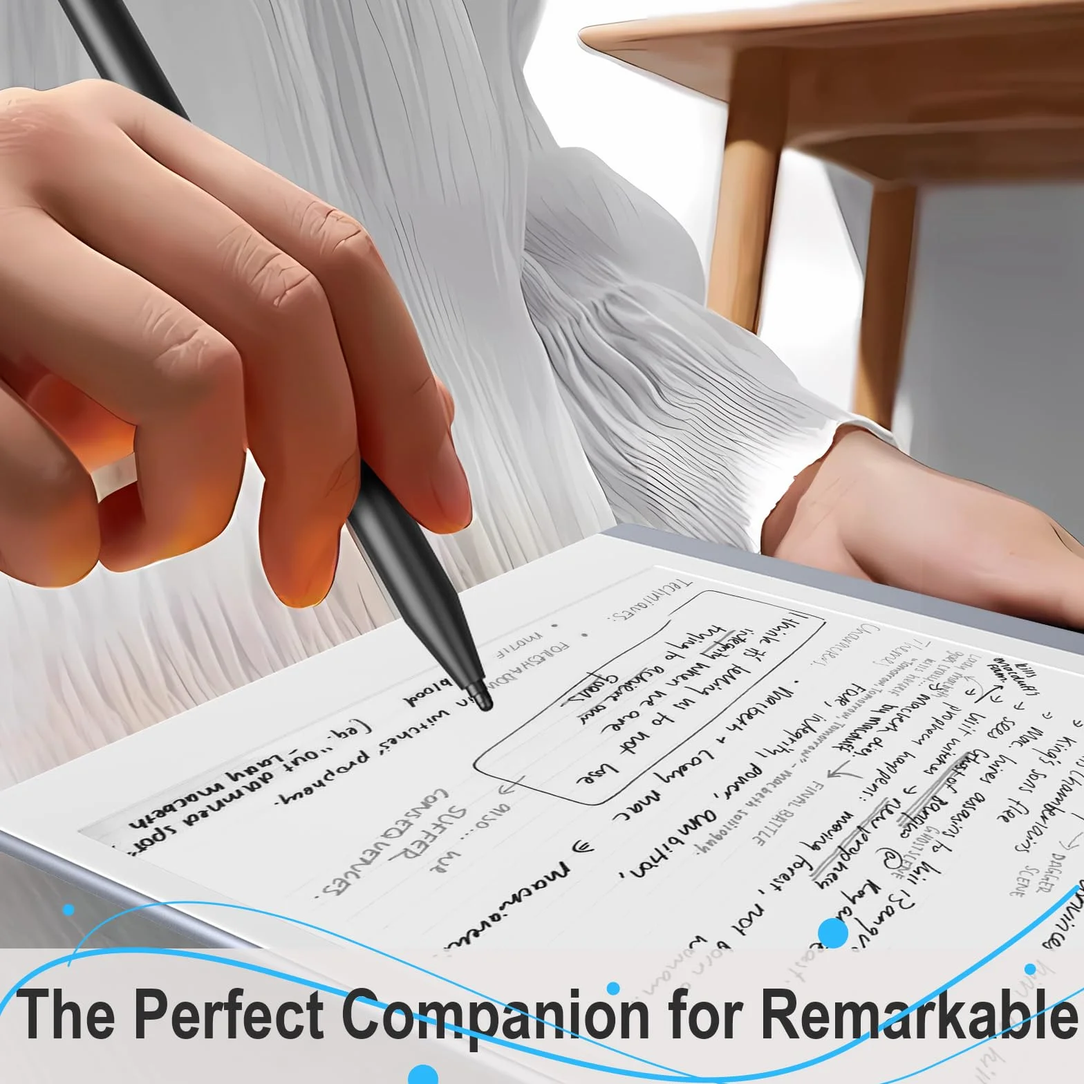 TiMOVO Replacement Pen Tips Compatible with Remarkable 2, 10Pcs Soft Nibs Tips for Remarkable 1/2 with Nib Removal Tool, Wear-Resistant Precise Tips Replacement Kit for Remarkable Pen, Rounded Tip