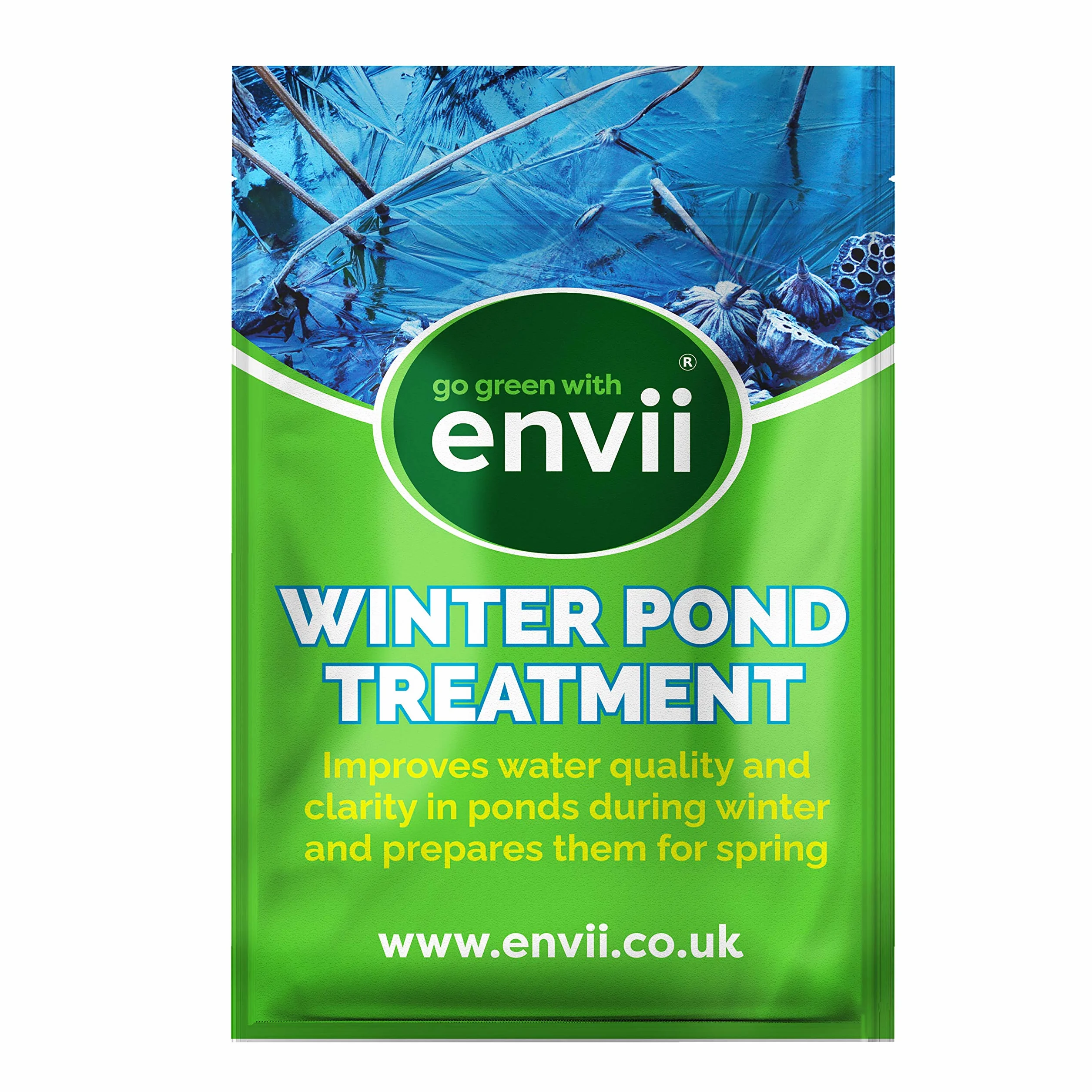 envii Winter Pond Treatment – leczenie stawu w zimie redukuje osady i poprawia przejrzystość wody – wystarcza na 45 000 litrów