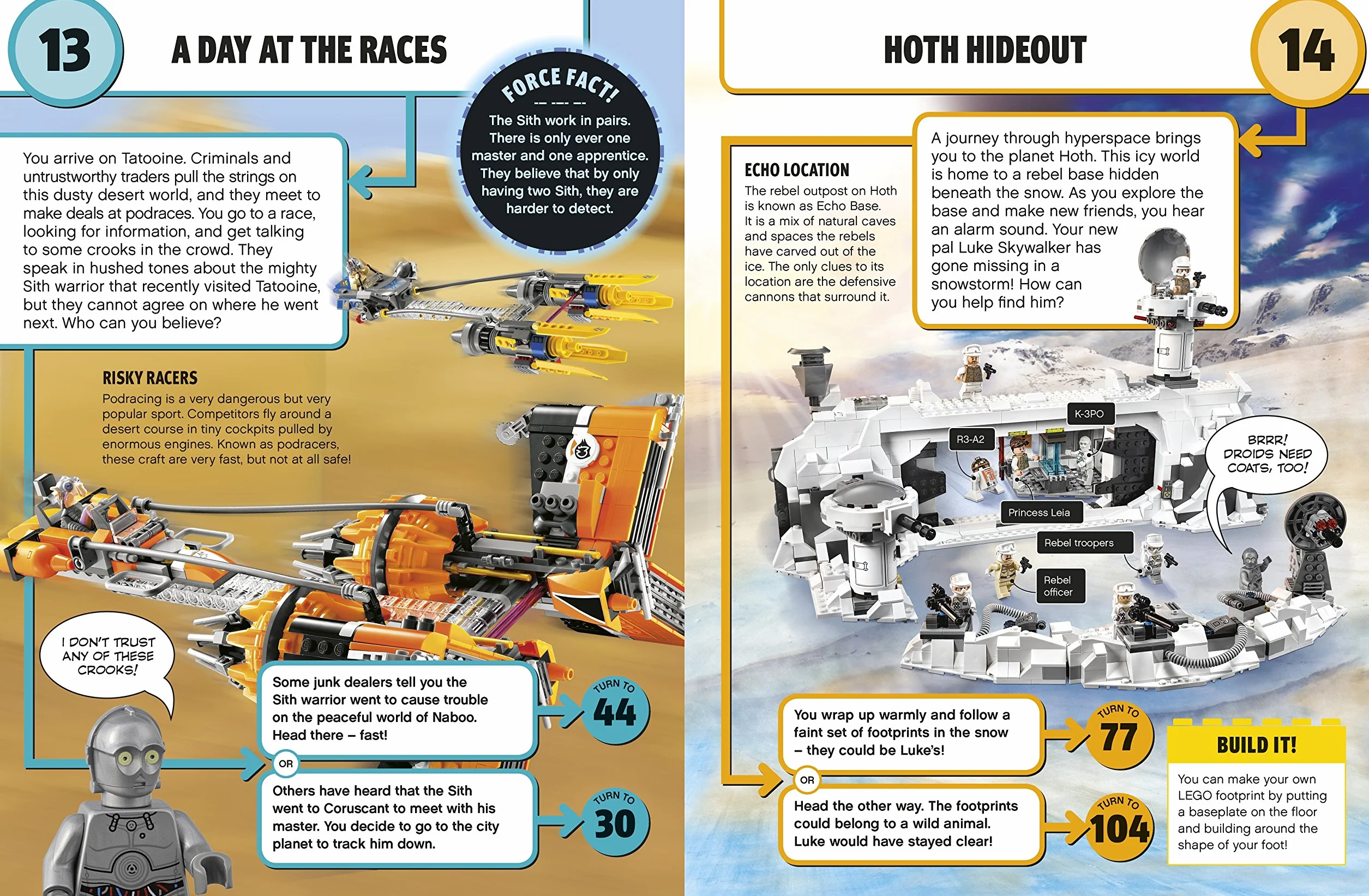 LEGO Star Wars Choose Your Path: Includes U-3PO Droid Minifigure