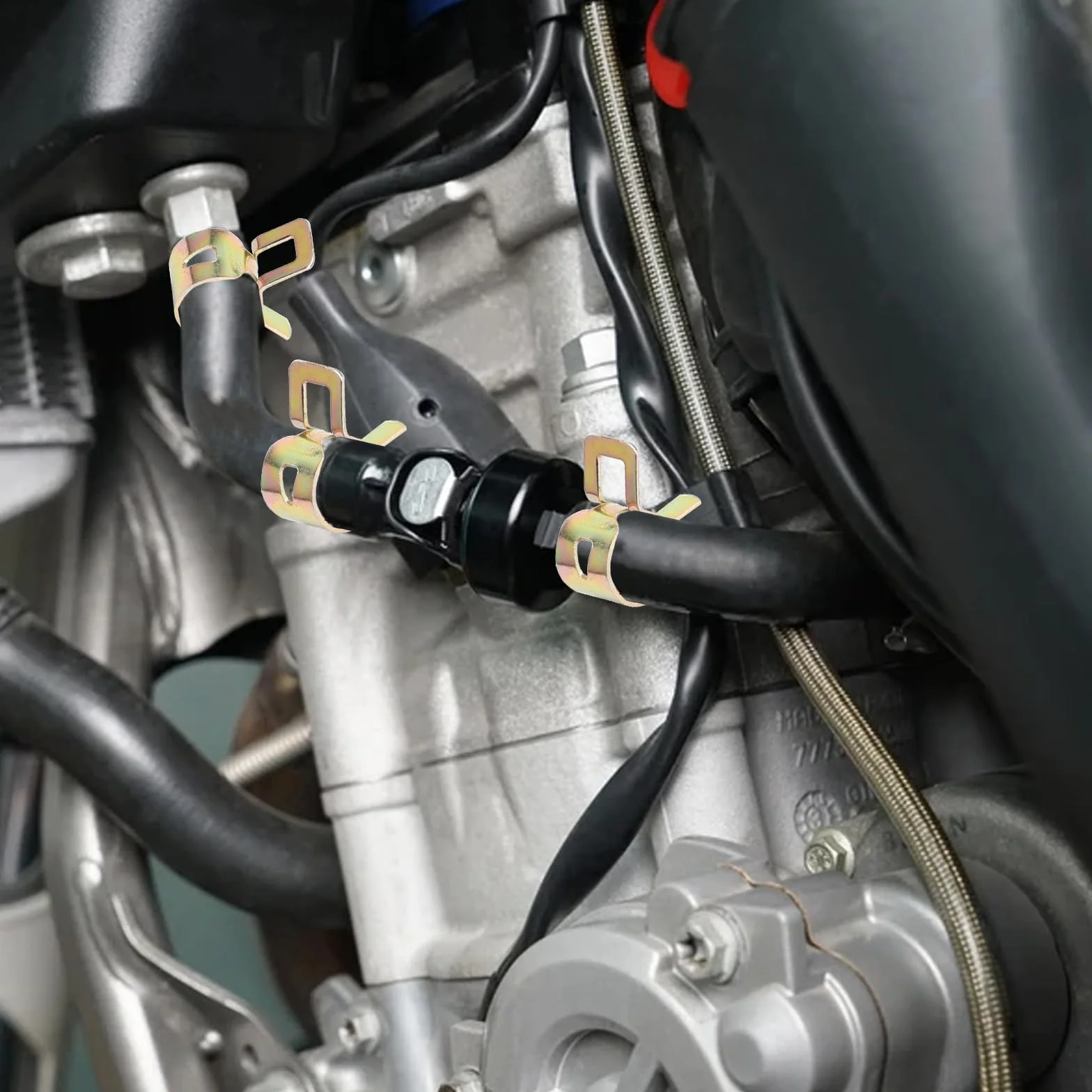 Wąż paliwowy 5 mm, 3 m przewód paliwowy, wąż paliwowy do motocykli Diesla do kosiarki do trawy, motocykla, samochodu, traktora, małych silników z 20 opaskami zaciskowymi do węża i 2 filtrami