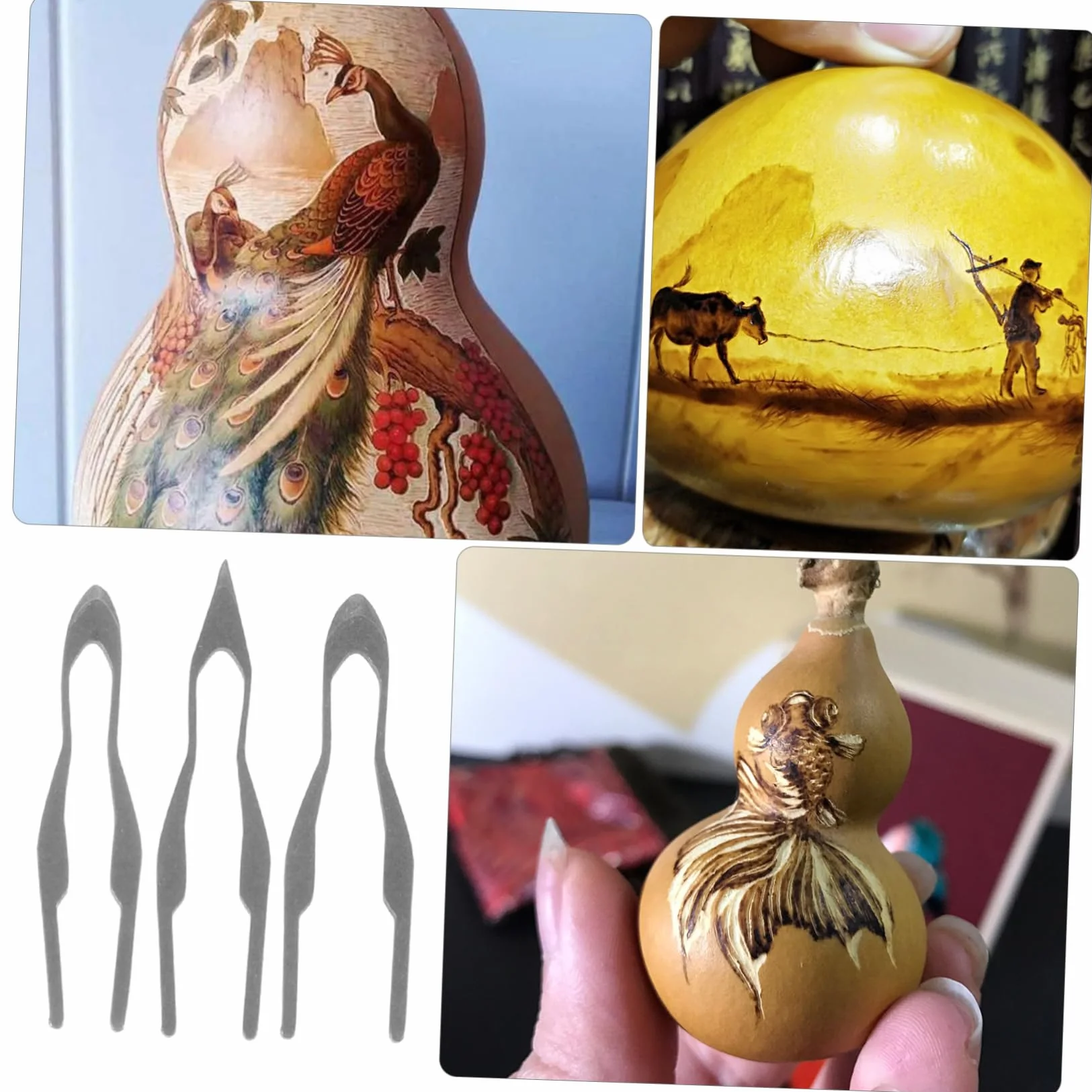 Housoutil 3 Końcówka Pióra Pirografu Narzędzia Do Drewna Końcówki Drutu Grzejnego Pirografia Major Iron