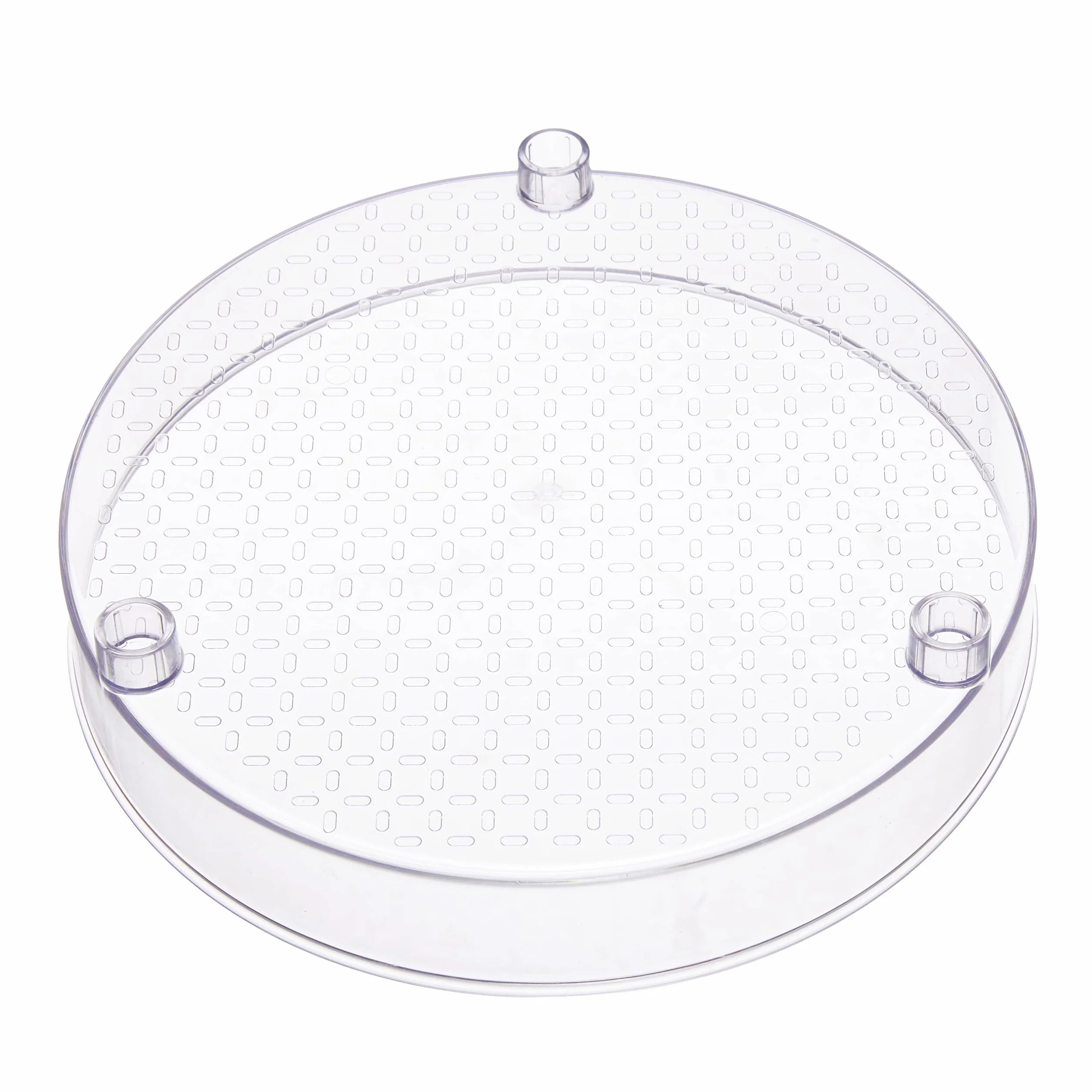 Amazon Basics obrotowa półka 2-poziomowy organizer przezroczysty 22,9 cm