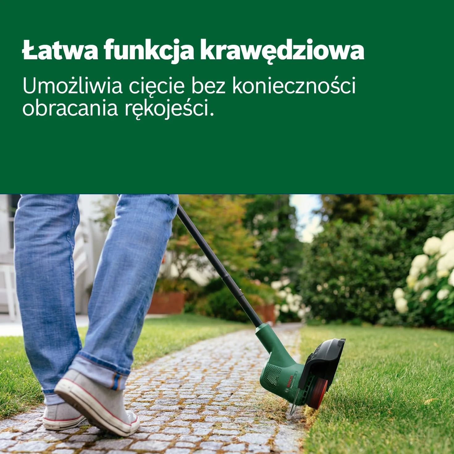 Bosch Easygrasscut Akumulatorowa Podkaszarka do Trawy, Zielony, 26 cm