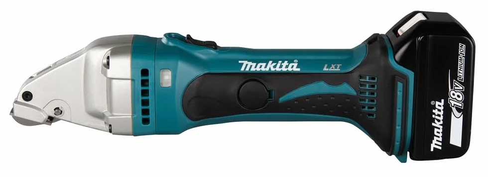 Makita Akumulatorowe nożyce do blachy 1,6 mm 18 V / 5,0 Ah, 2 akumulatory i ładowarka w MAKPAC, DJS161RTJ