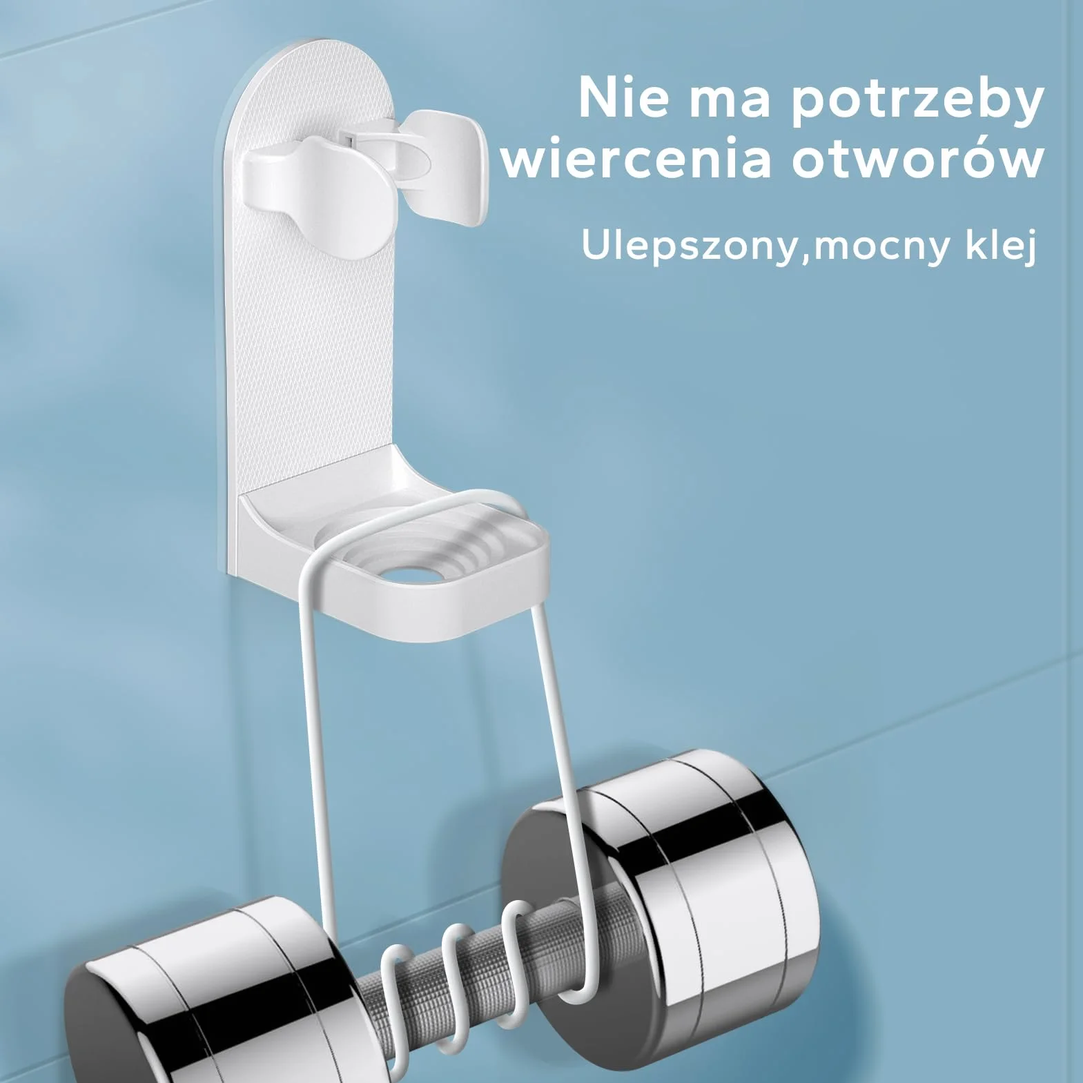 Elektryczny Uchwyt na Szczoteczkę do Zębów, HOMMAND 2 Szt. Mocny Samoprzylepny Uchwyt na Szczoteczki Elektryczne, Regulowany Stojak Organizer na Szczoteczki do Zębów Naścienny do łazienki, Biały