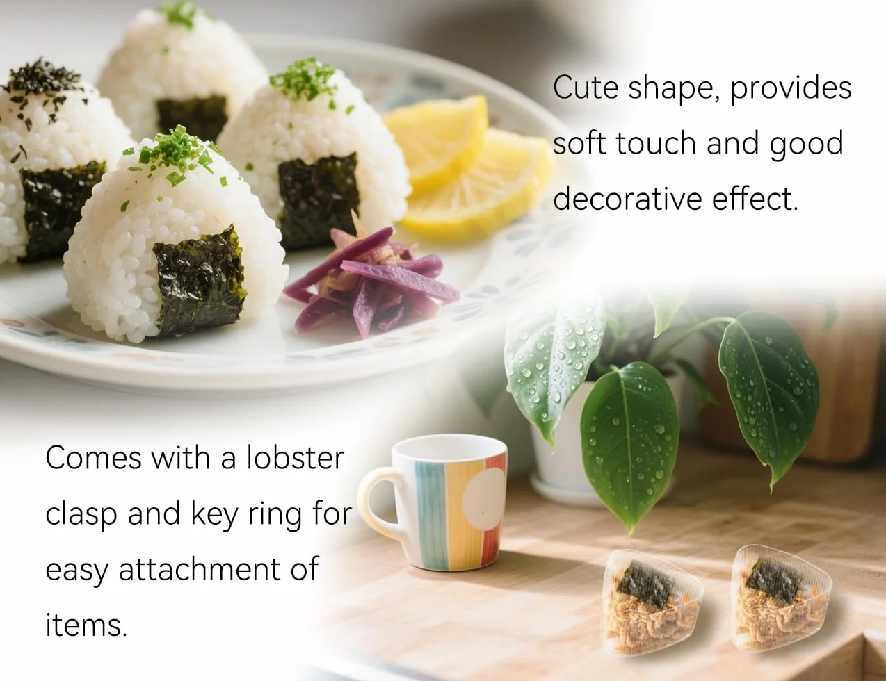 Zestaw do sushi Onigiri 6-częściowy z łyżką do ryżu, japoński akcesoria kuchenne