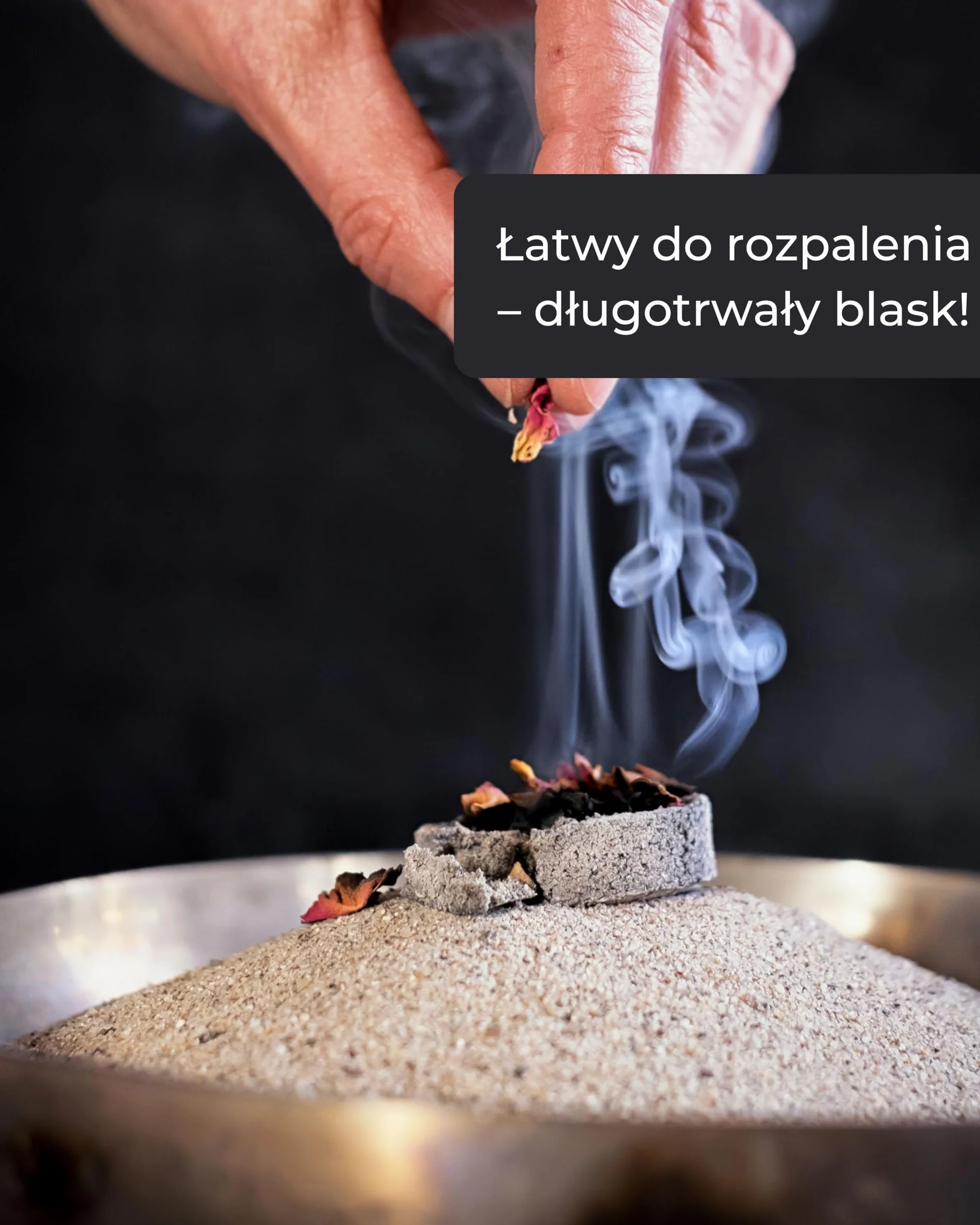 Incensera Węgiel do kadzidła – 10 samoczynnie zapalających się, bezzapachowych tabletek węgla | Do kadzidła, żywic, Bakhoor i ziół – Łatwe kadzidlenie w domu