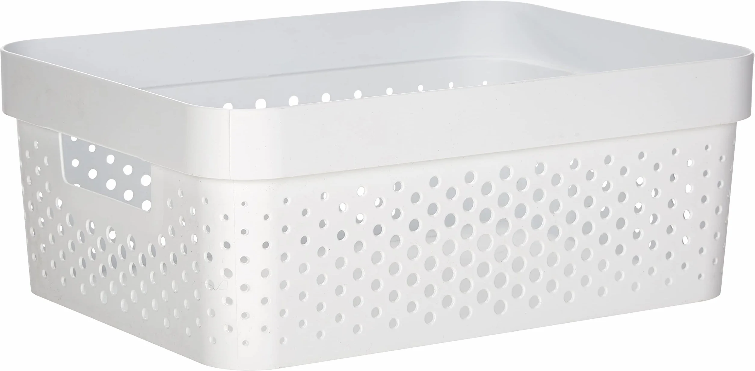 CURVER Pudełko Infinity 11 l, białe, 35,5 x 26,6 x 13,6 cm, tworzywo sztuczne z recyklingu