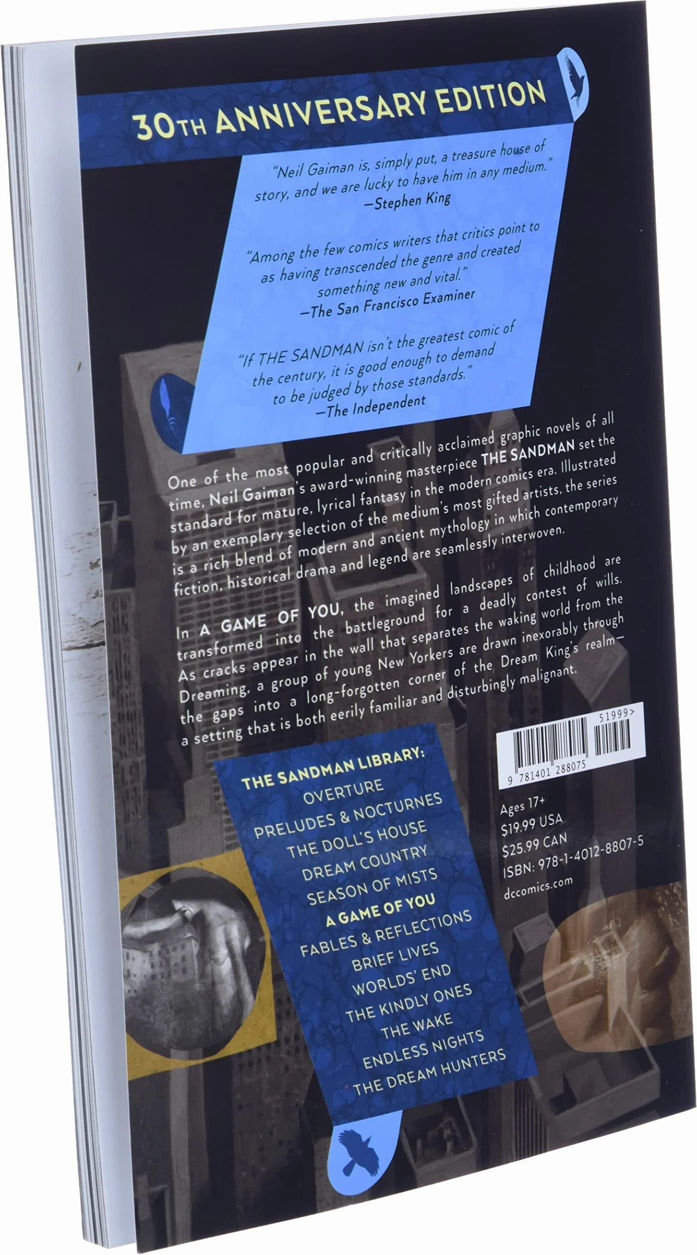 The Sandman Vol. 5: A Game of You 30th Anniversary Edition