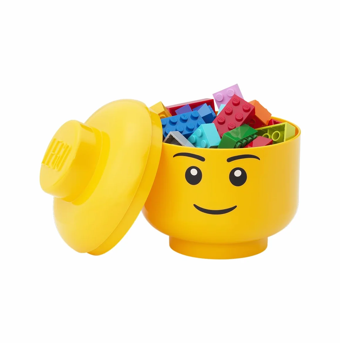 Room Copenhagen Lego Głowa do Przechowywania, Żółty, XS