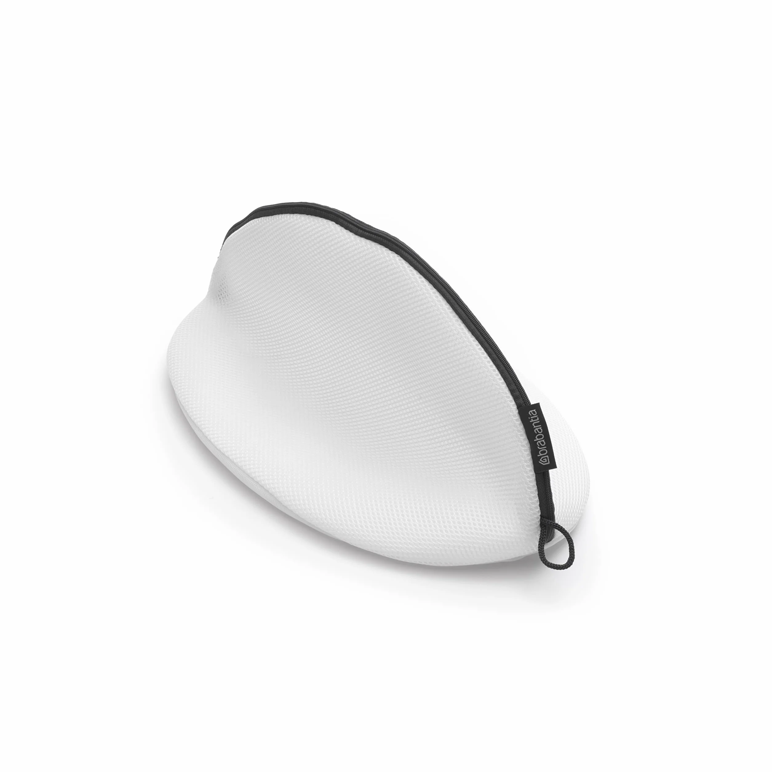 Brabantia - Worek do Prania Trampków - Siatkowy Worek na Pranie do Pralki - Ochrona dla Butów - Zamek Błyskawiczny z Zakładką - Miękka Warstwa Pianki - Niezbędnik do Prania - White - 25 x 23 x 46 cm