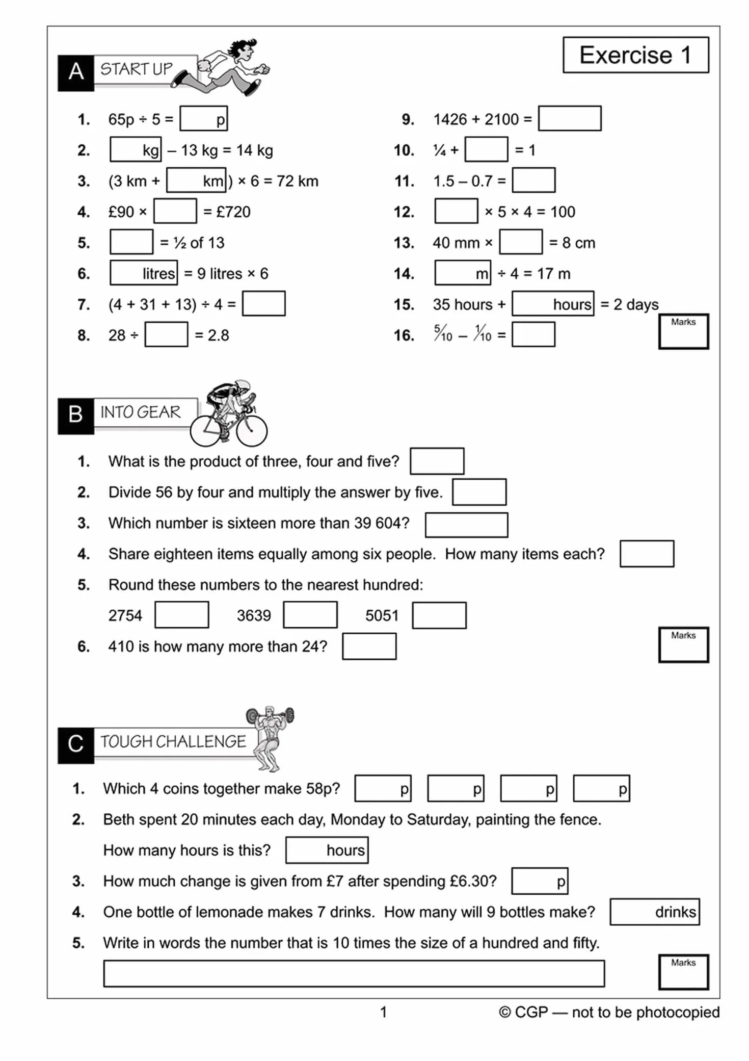 KS2 Mental Maths Workout - Year 5