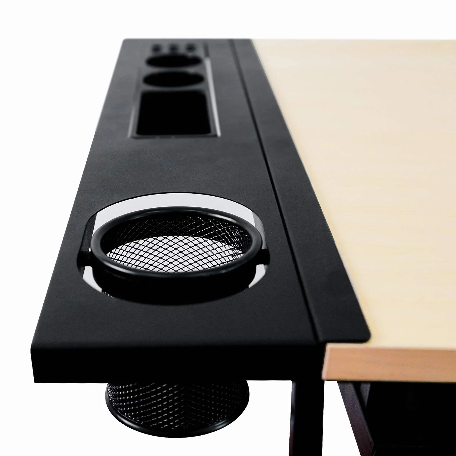 MIADOMODO® Stół do rysowania – uchylny, 115x60 cm, regulowana wysokość, MDF, stołek, 2 szuflady – stół kreślarski, artystyczny, techniczny